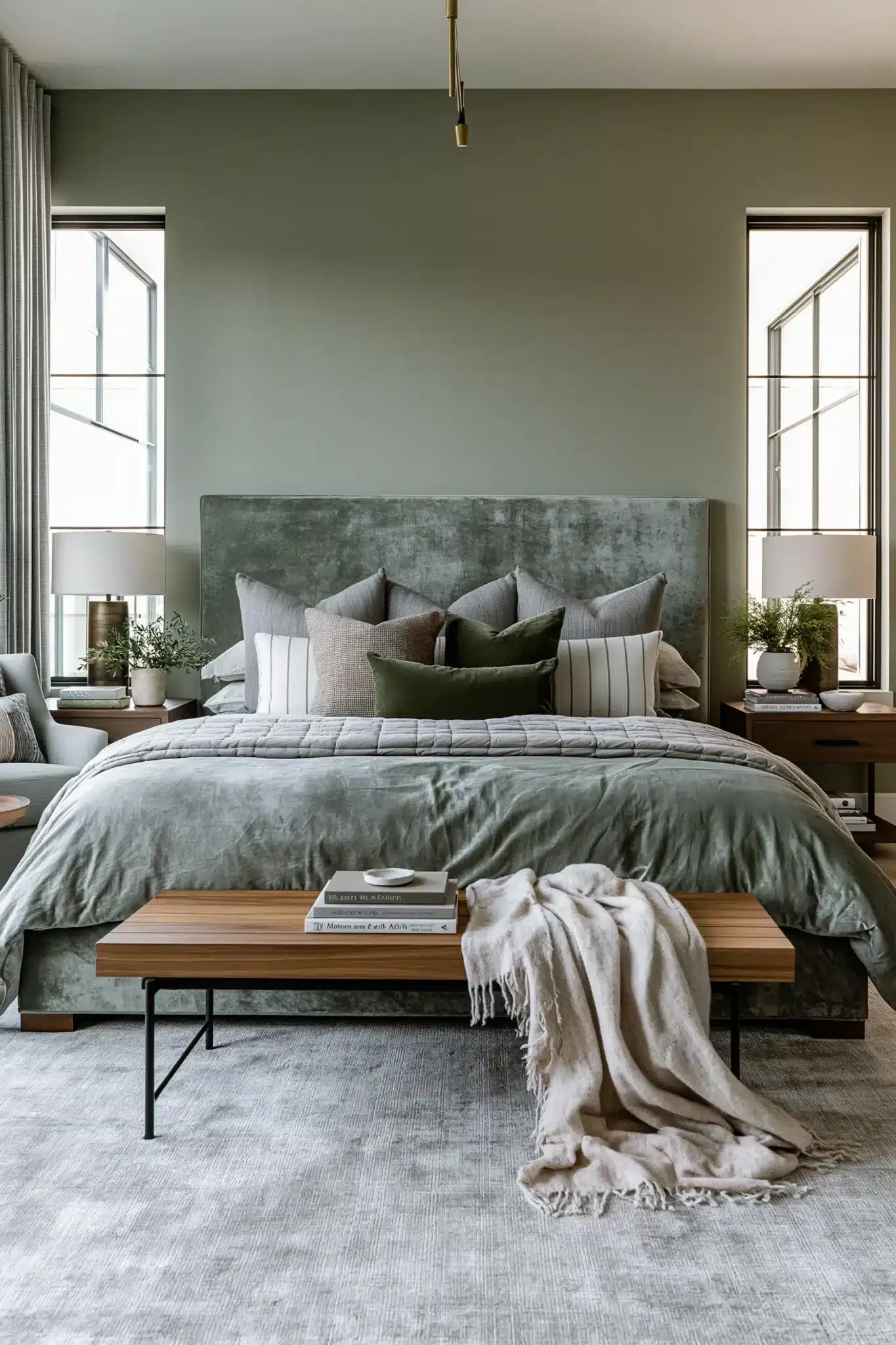 29 Sage Green and Grey Bedroom Ideas for a Space That Stays Soft sage green and grey bedroom