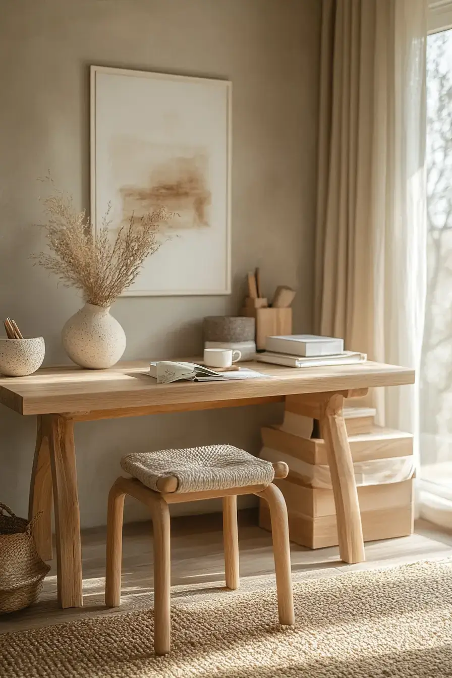 29 Study Desk Decor Ideas with a Cork Board and a Warm Lamp study desk decor
