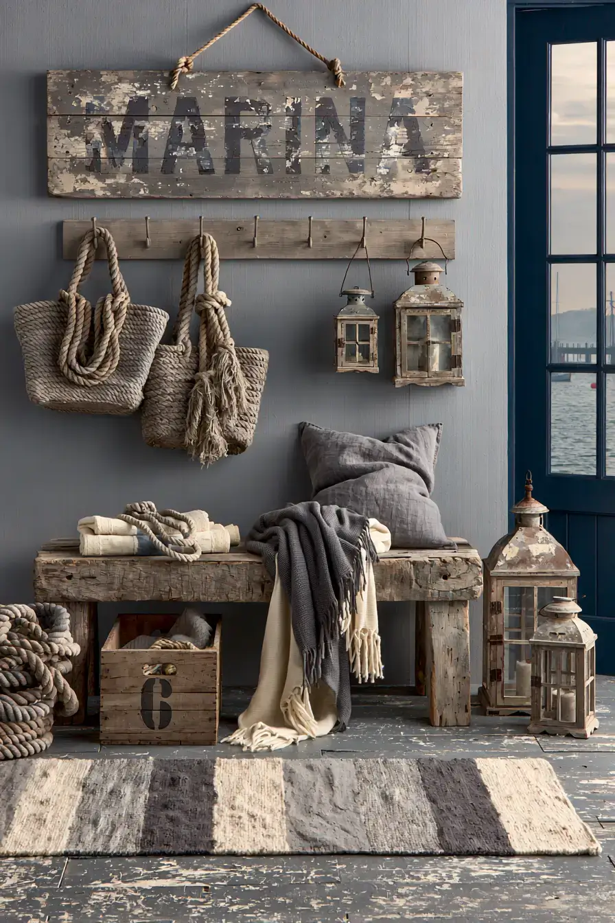 29 Rustic Nautical Decor Ideas with a Driftwood Beam 29 Rustic Nautical Decor Ideas with a Driftwood Beam