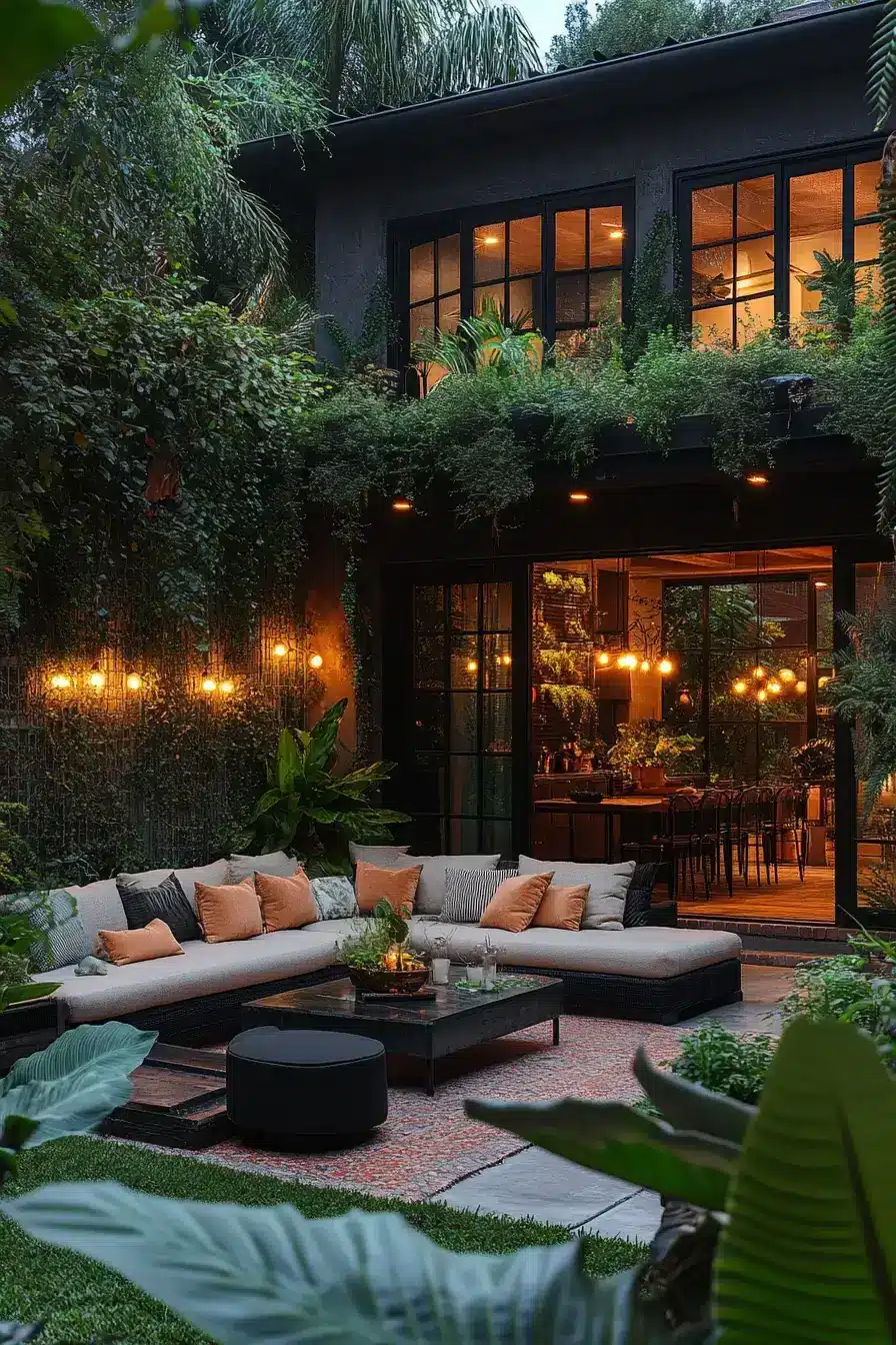 29 Yard Fence Decor Ideas with a Hanging Planter Row