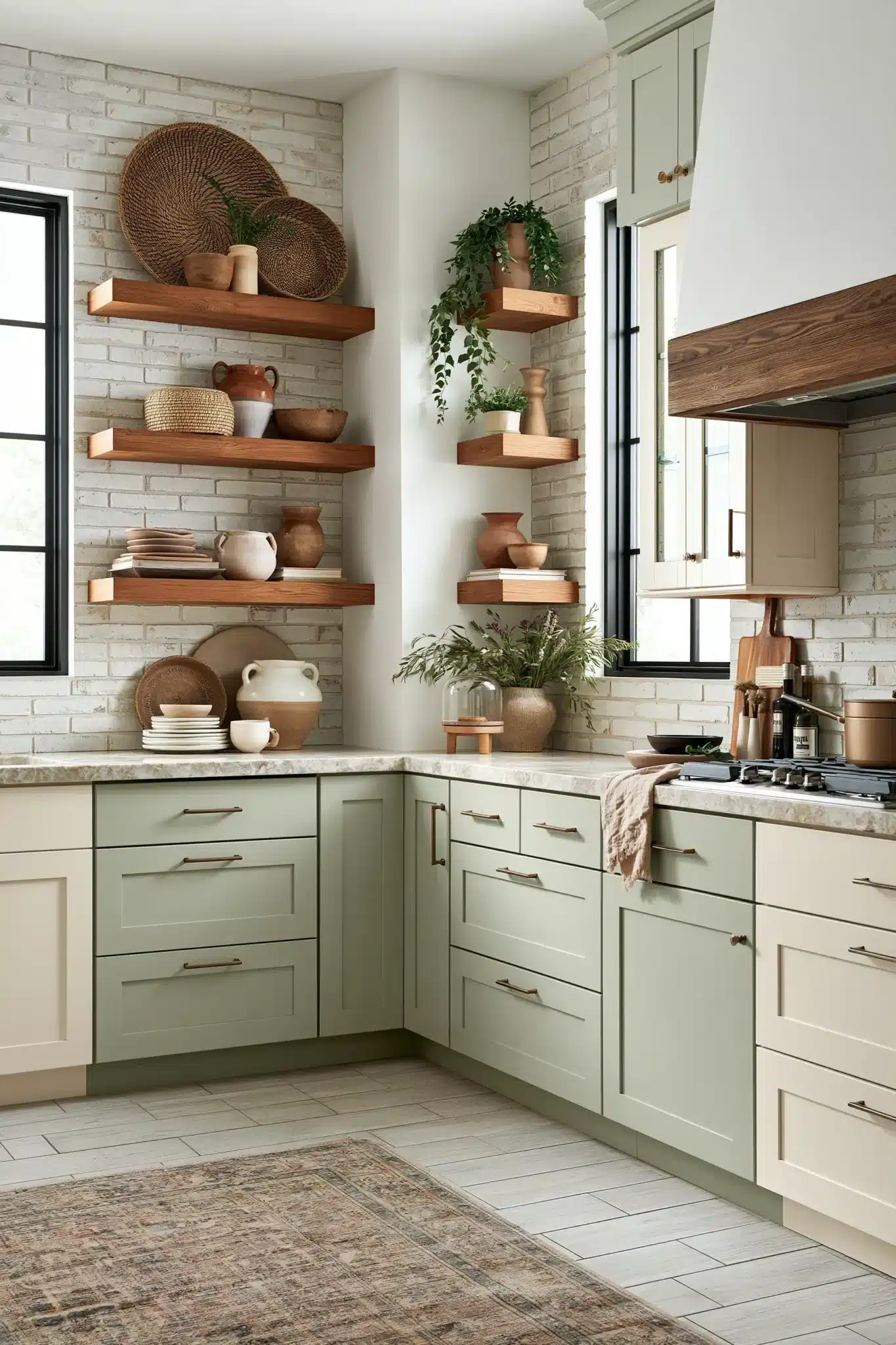 29 Sage Green and Cream Kitchen Ideas for a Room That Feels Like Home sage green and cream kitchen