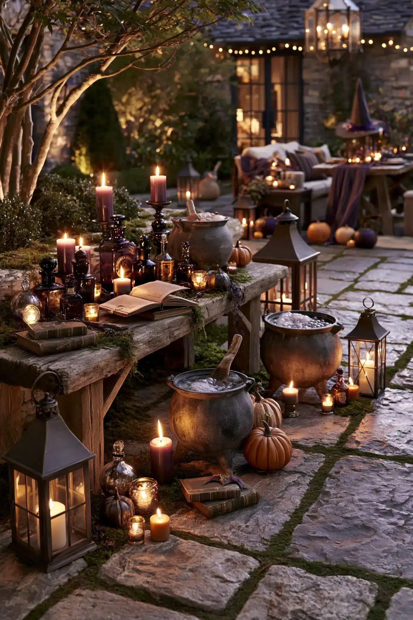 29 Outdoor Halloween Decor Ideas That Greet Trick-or-Treaters With Character outdoor halloween decor