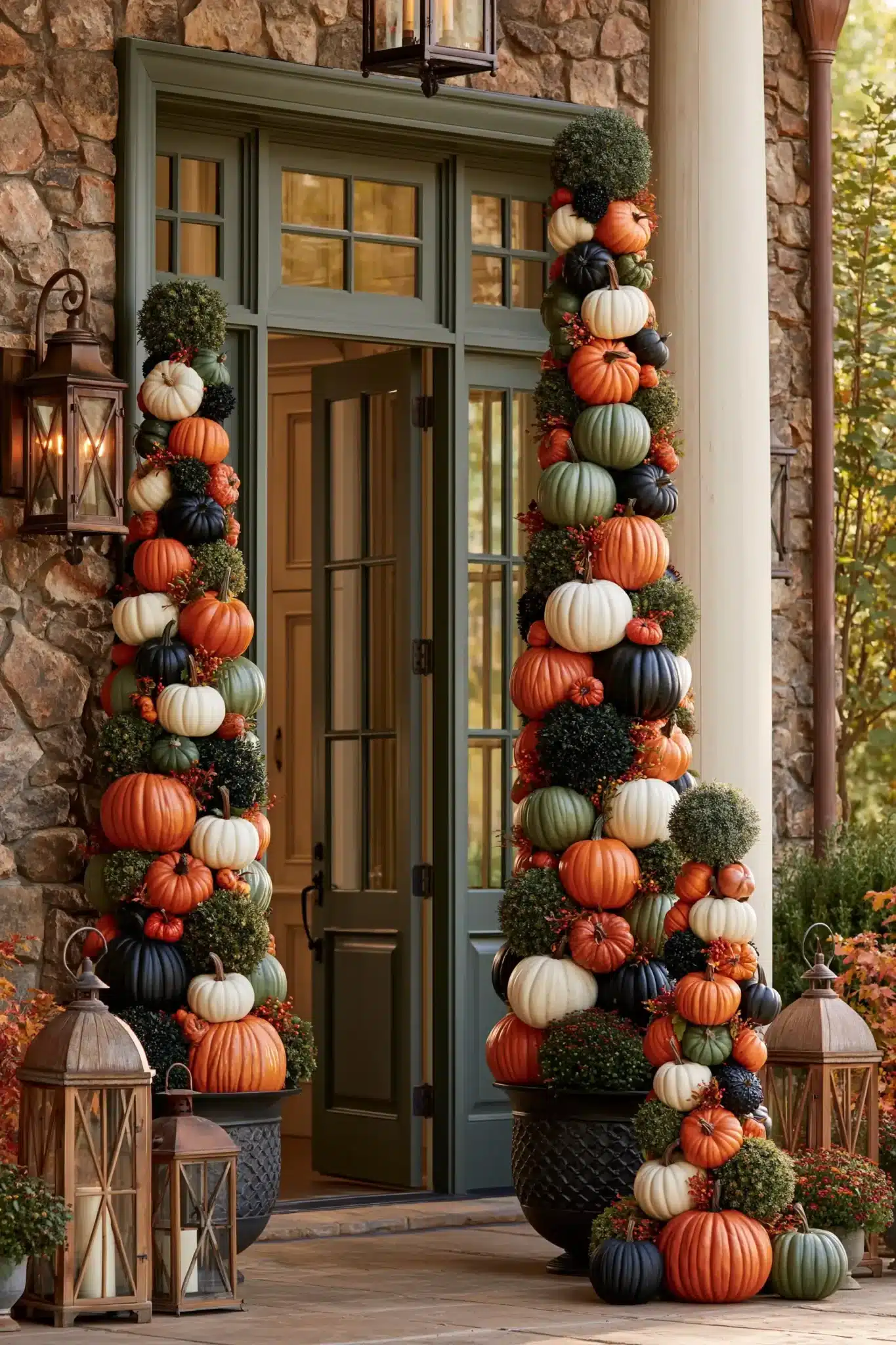 29 Halloween Porch Ideas for an Entry That Welcomes, Not Warns halloween porch ideas
