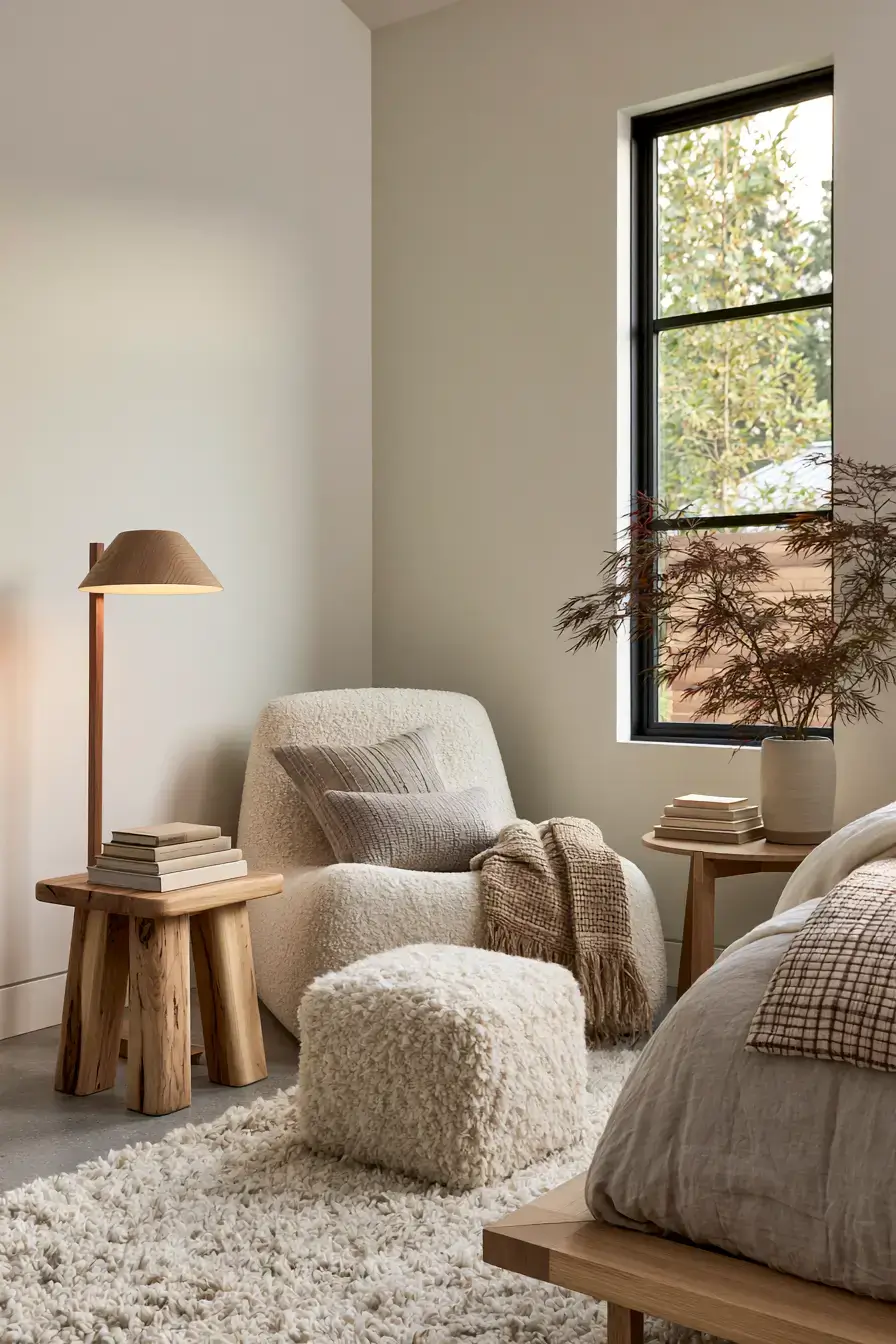 29 Japandi Style Bedroom Ideas with a Linen Platform Bed