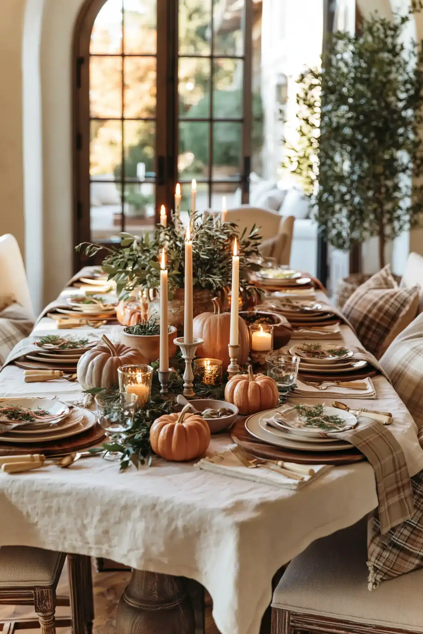 29 Simple Thanksgiving Table Decor Ideas for a Table That Feels Calm simple thanksgiving table decor