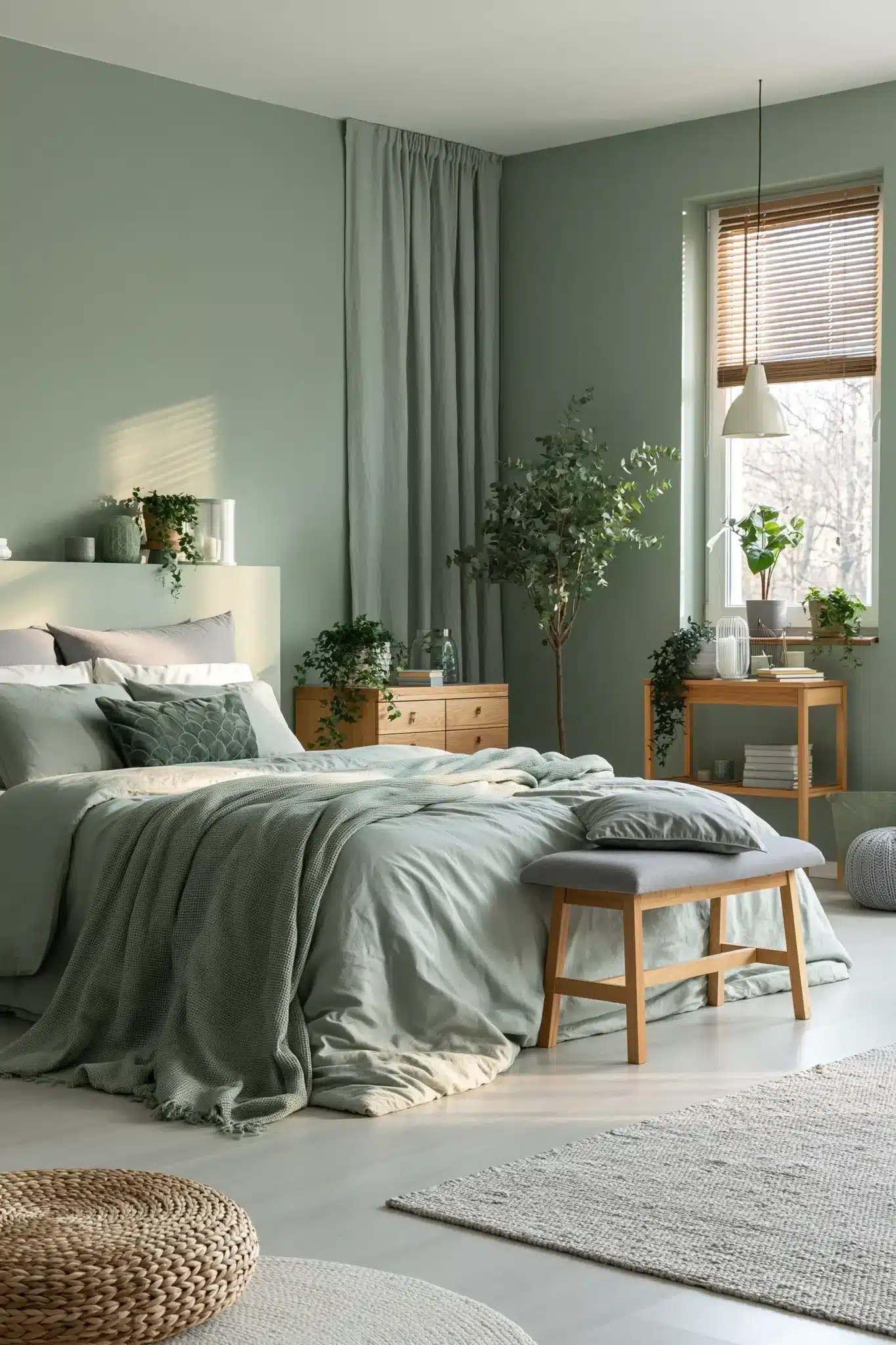 29 Sage Green and Grey Bedroom Ideas for a Space That Stays Soft sage green and grey bedroom