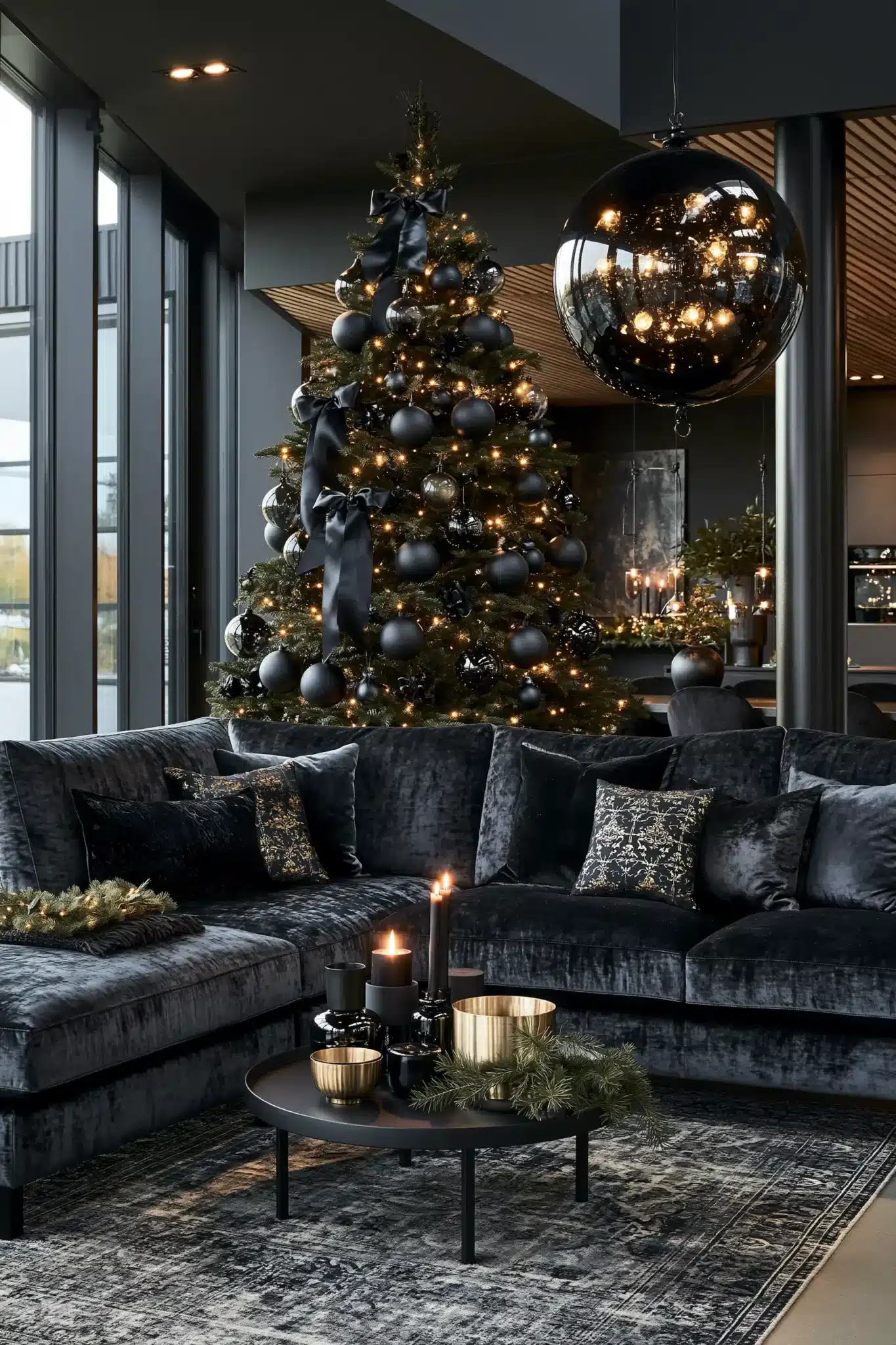 29 Moody Christmas Decor Ideas That Turn Long Evenings Into the Point moody christmas decor