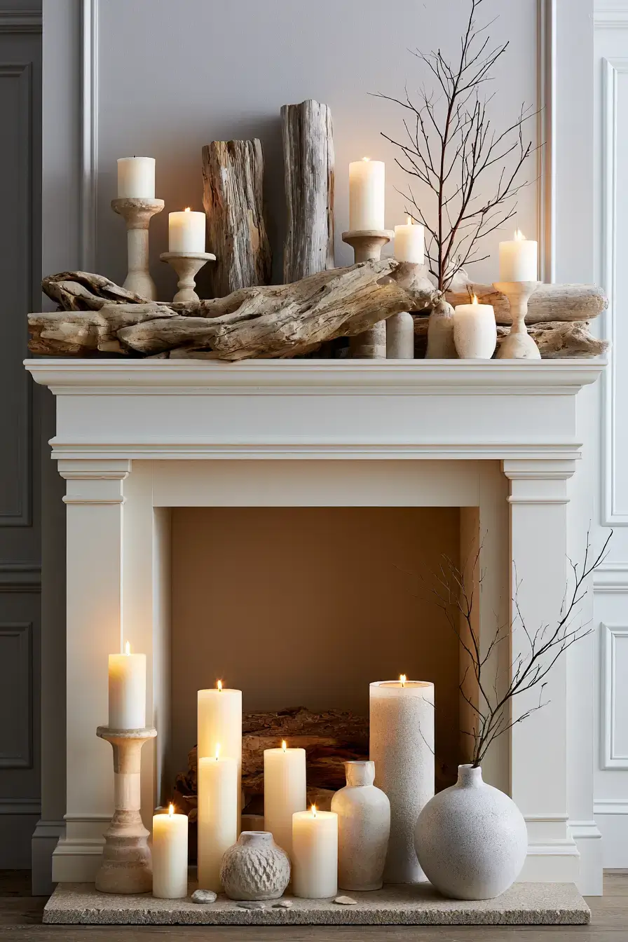 29 Driftwood Decor Ideas with a Weathered Wall Shelf