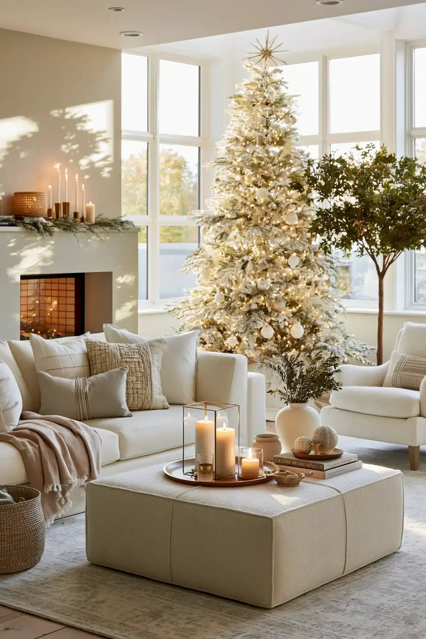 29 White Christmas Decor Ideas That Keep the Season Soft and Quiet white christmas decor