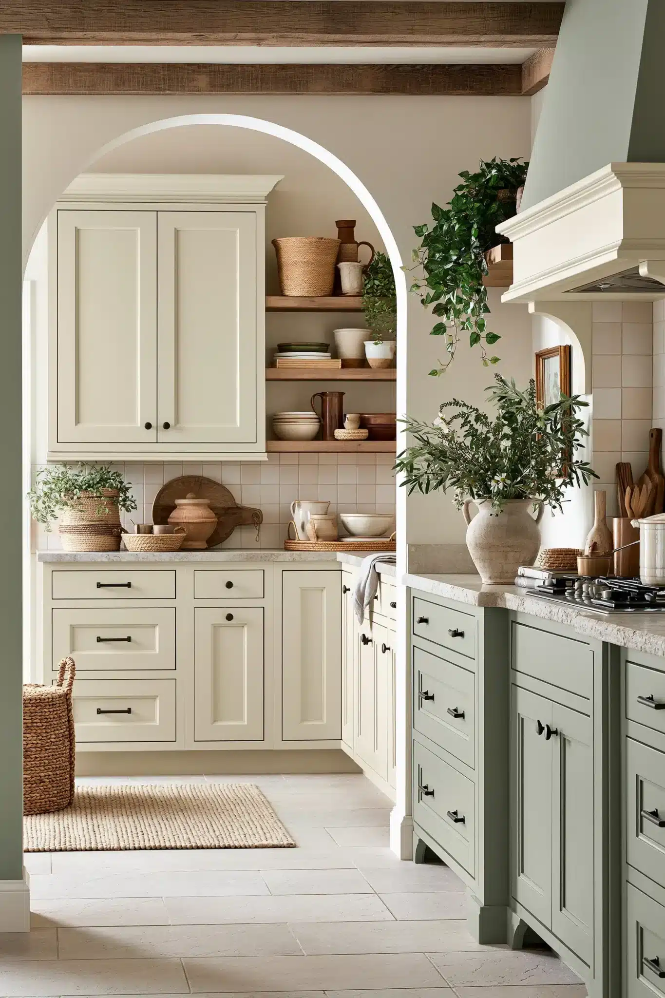 29 Sage Green and Cream Kitchen Ideas for a Room That Feels Like Home sage green and cream kitchen