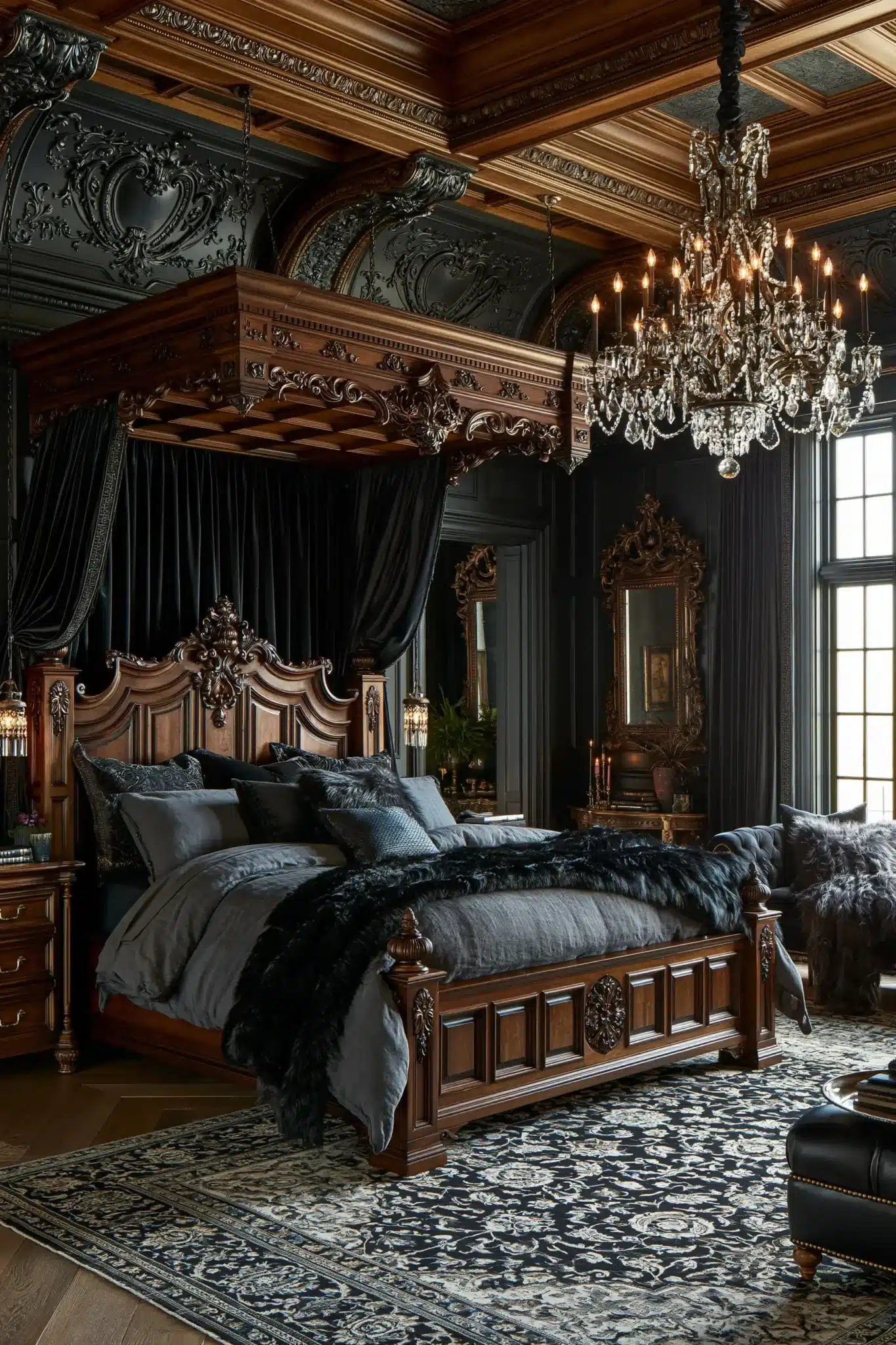 29 Gothic Bedroom Ideas for a Space That Feels Quiet, Not Creepy gothic bedroom
