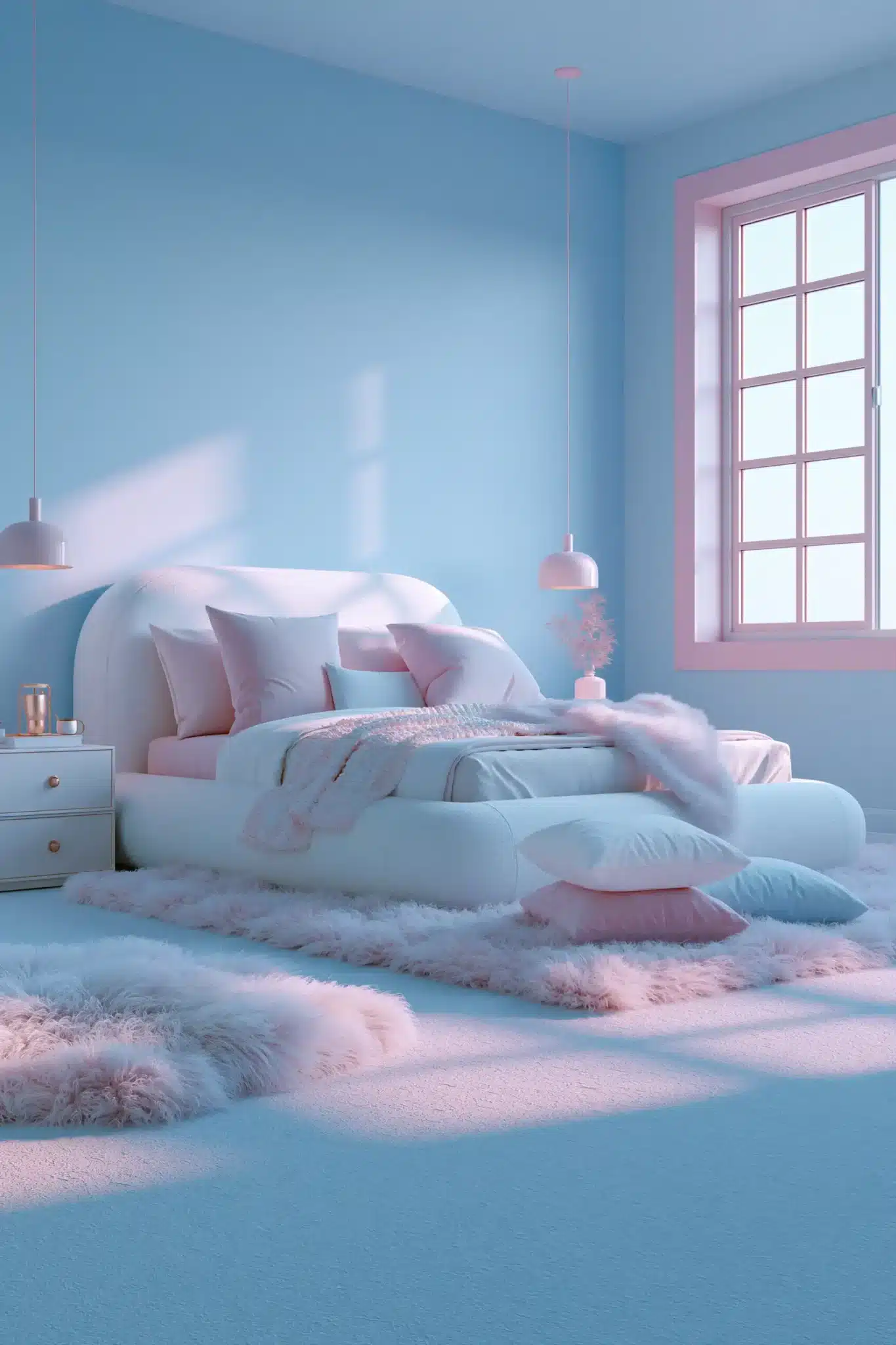 29 Light Blue and Pink Bedroom Ideas for a Space That Stays Airy light blue and pink bedroom