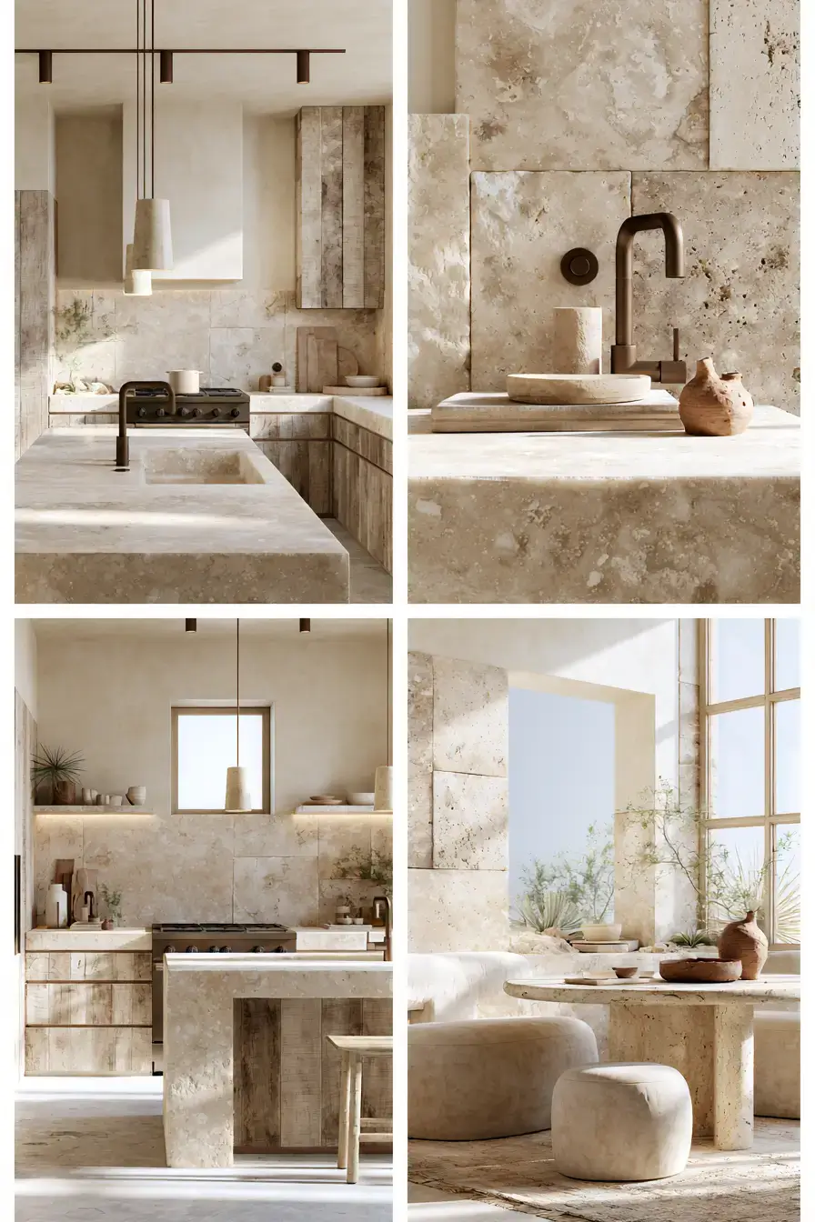 29 Stone Kitchen Ideas for a Room That Feels Built to Last stone kitchen