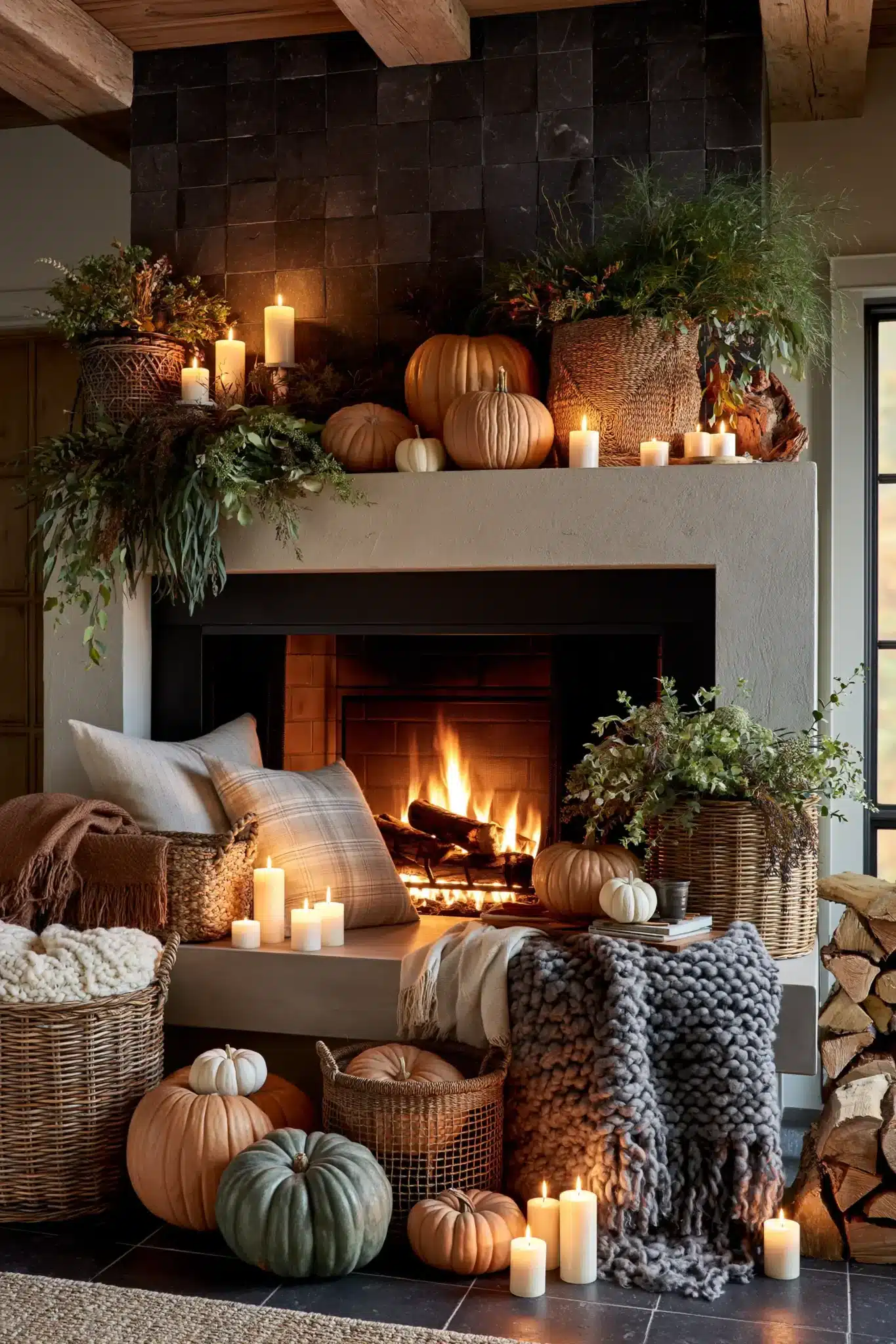 29 Fall Thanksgiving Decor Ideas That Bring the Whole Season Indoors fall thanksgiving decor