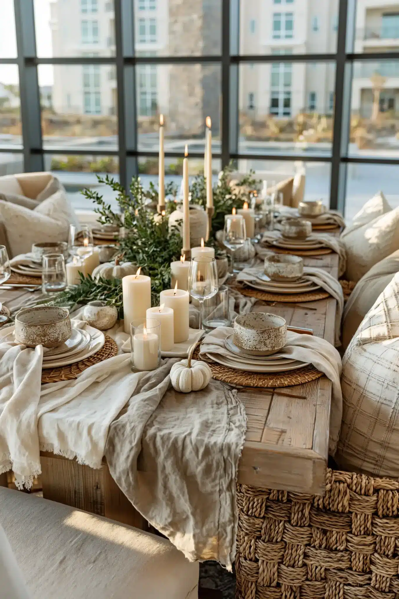 29 Simple Thanksgiving Table Decor Ideas for a Table That Feels Calm simple thanksgiving table decor