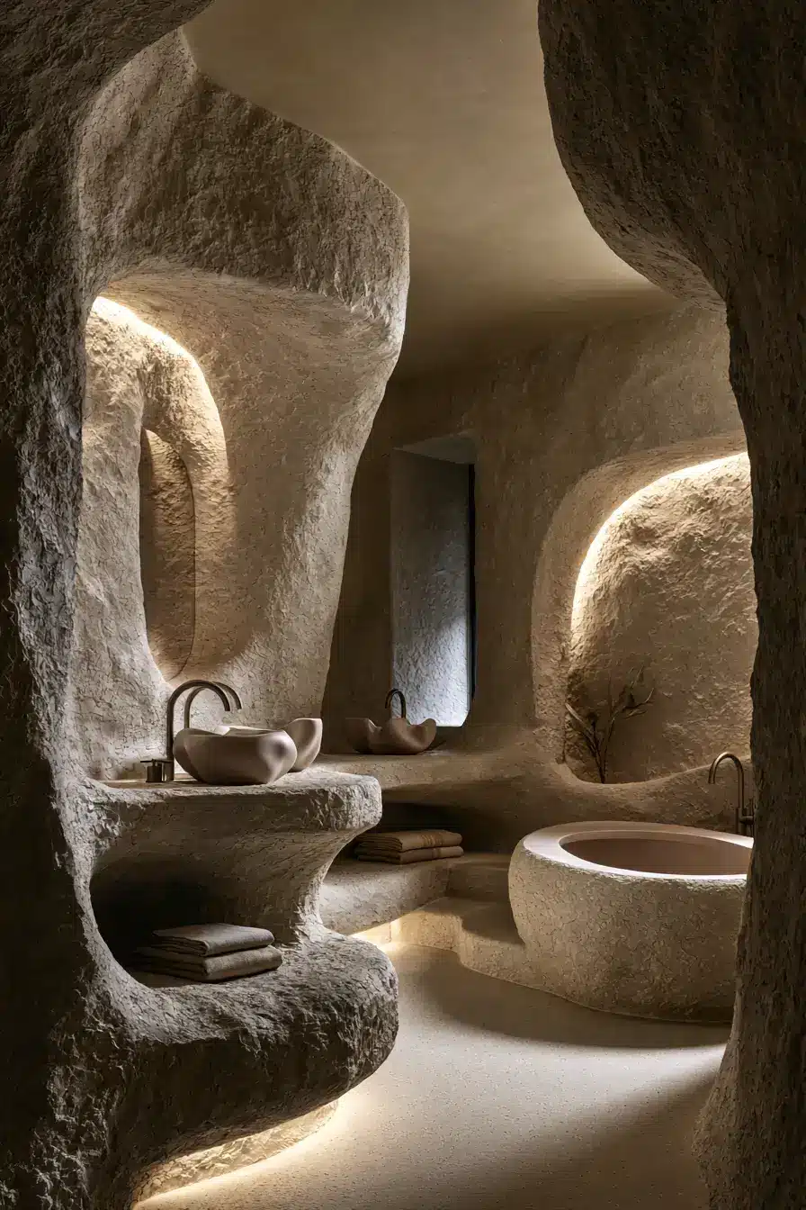 29 Stone Bathroom Ideas for a Calm, Spa-Like Room stone bathroom