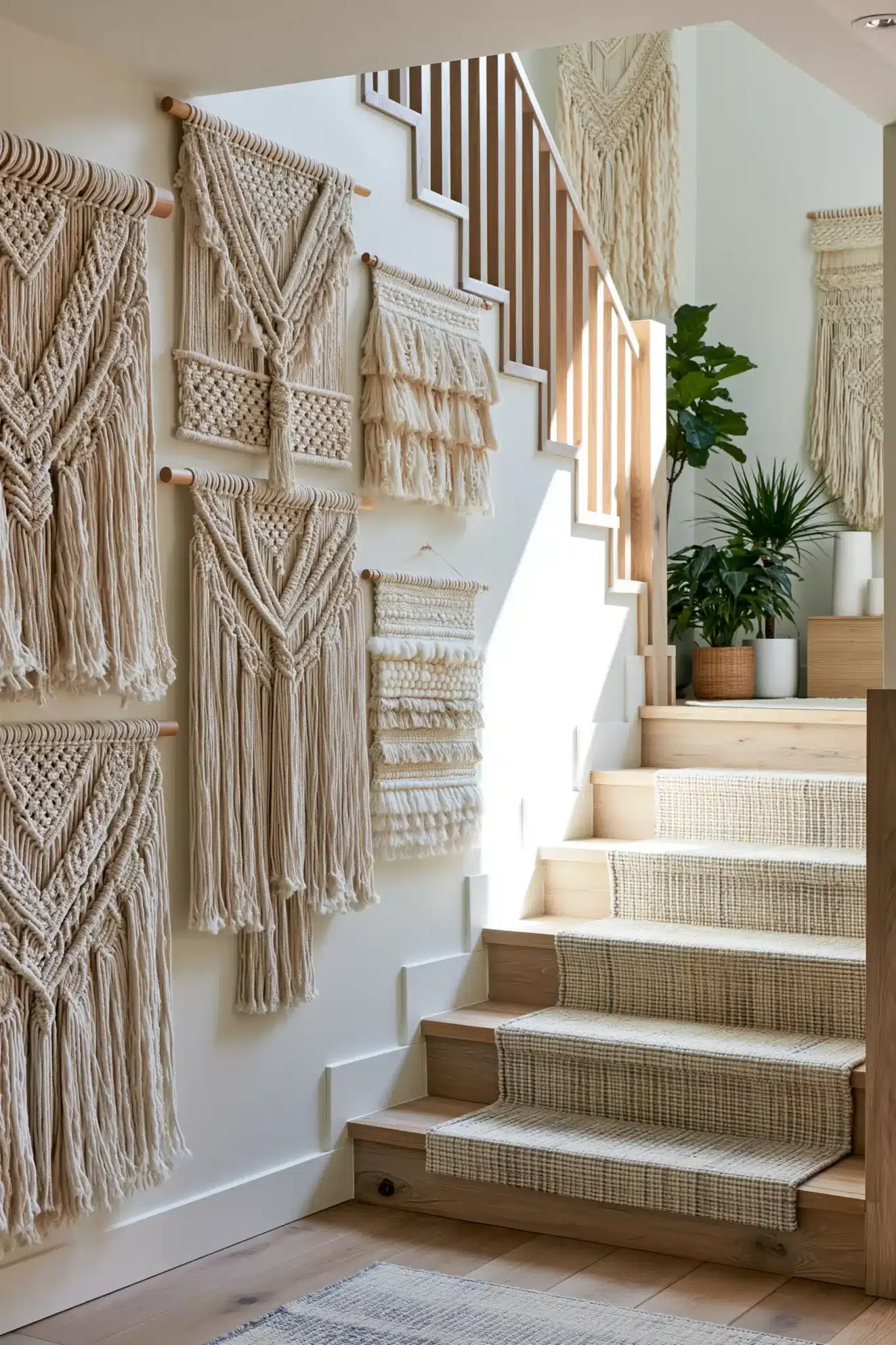 29 Staircase Wall Decor Ideas for a Climb That Feels Curated staircase wall decor