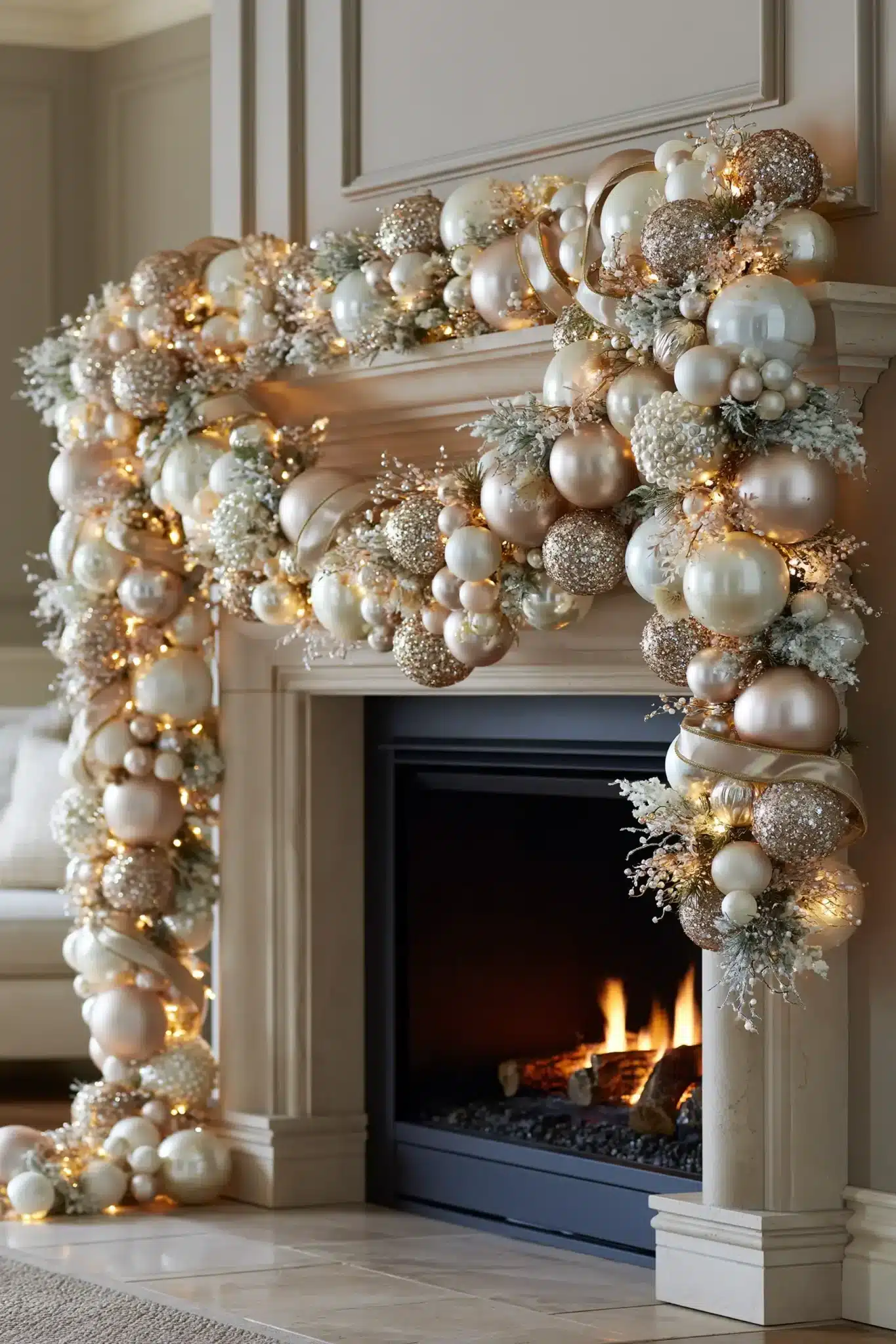 29 White and Gold Christmas Decor Ideas That Feel Calm and a Little Special white and gold christmas decor