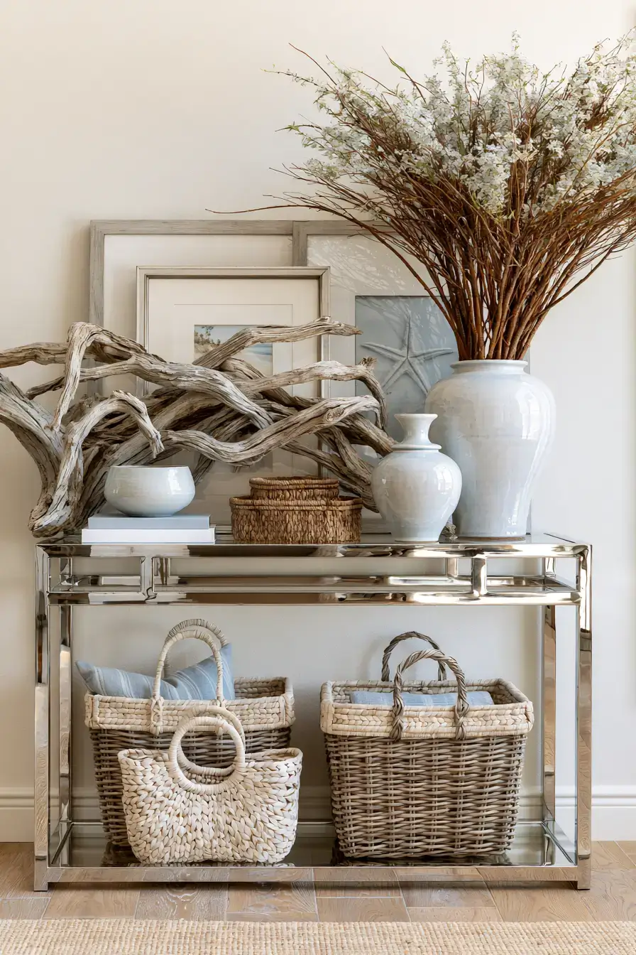 29 Driftwood Decor Ideas with a Weathered Wall Shelf