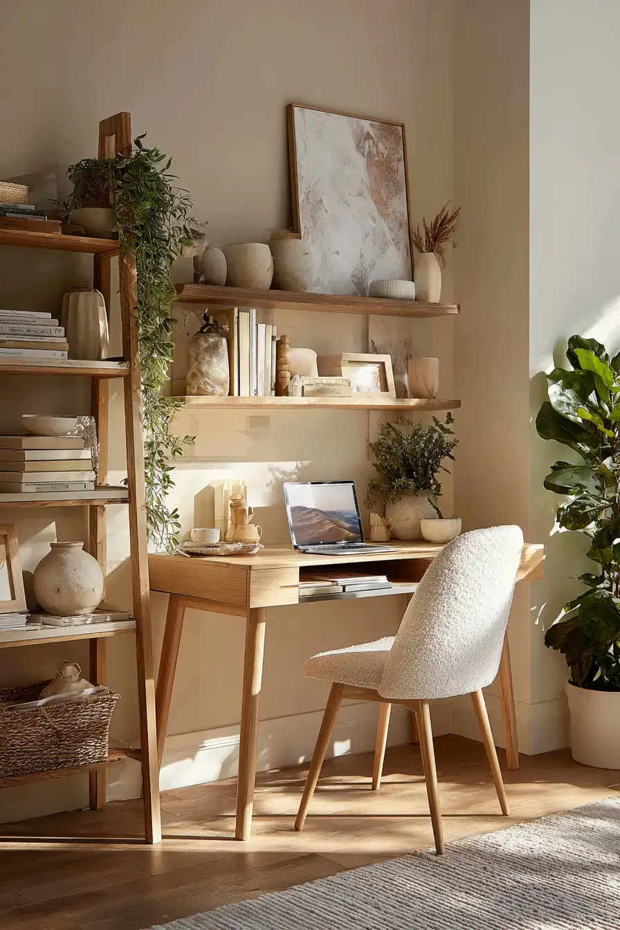 29 Study Desk Decor Ideas with a Cork Board and a Warm Lamp study desk decor