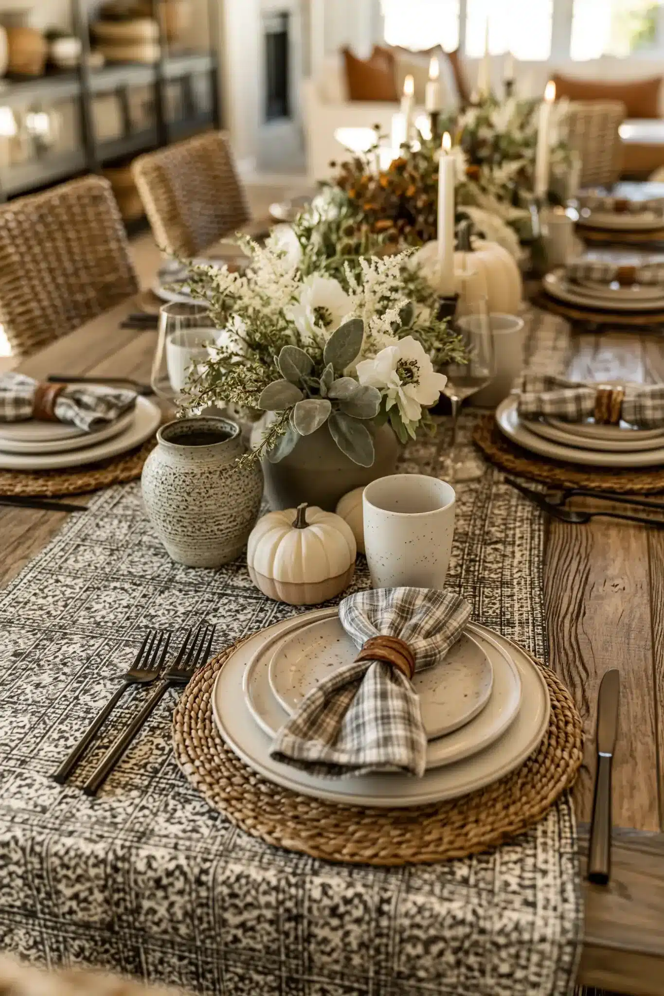29 Simple Thanksgiving Table Decor Ideas for a Table That Feels Calm simple thanksgiving table decor