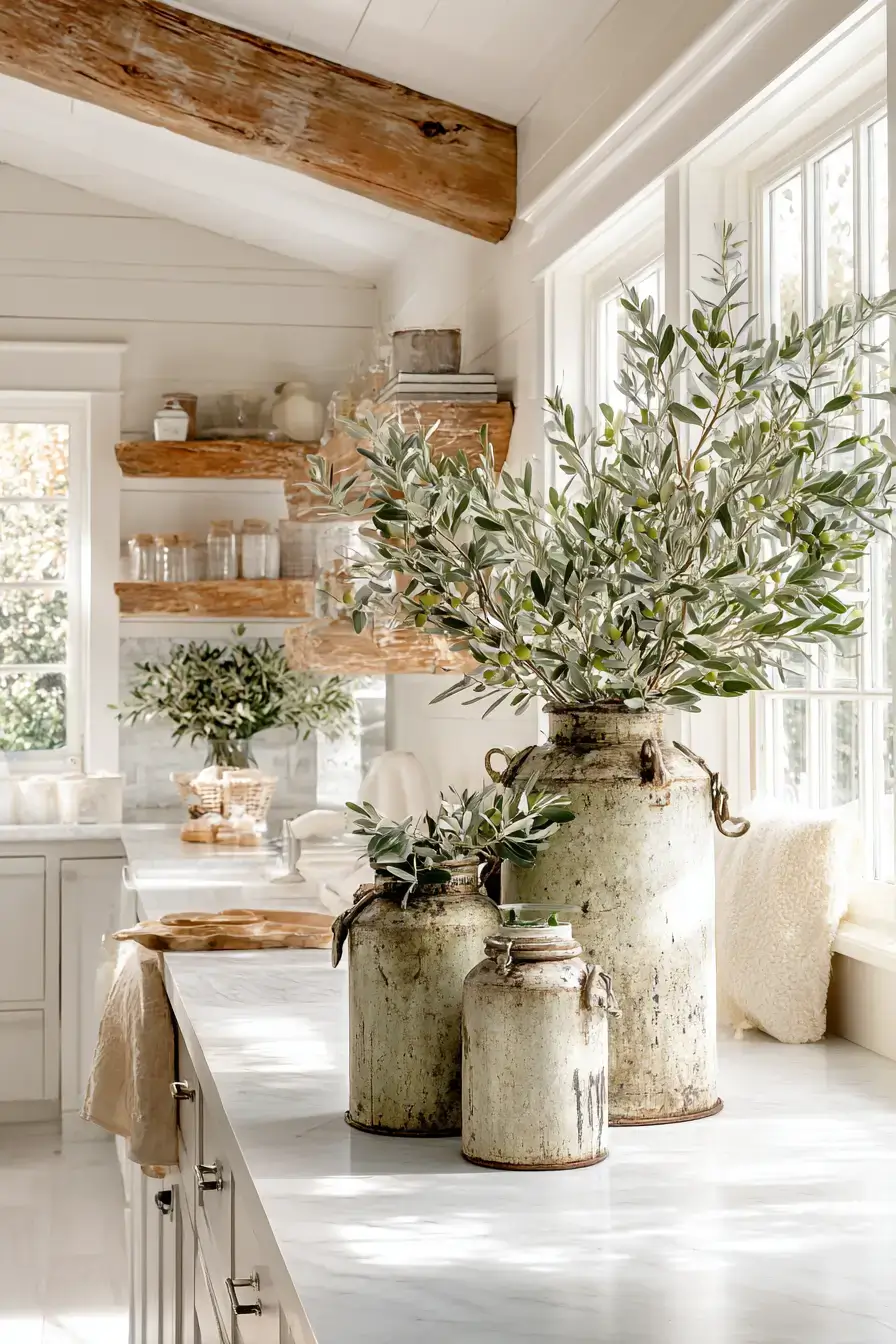 29 Vintage Milk Can Decor Ideas with a Front Porch Row