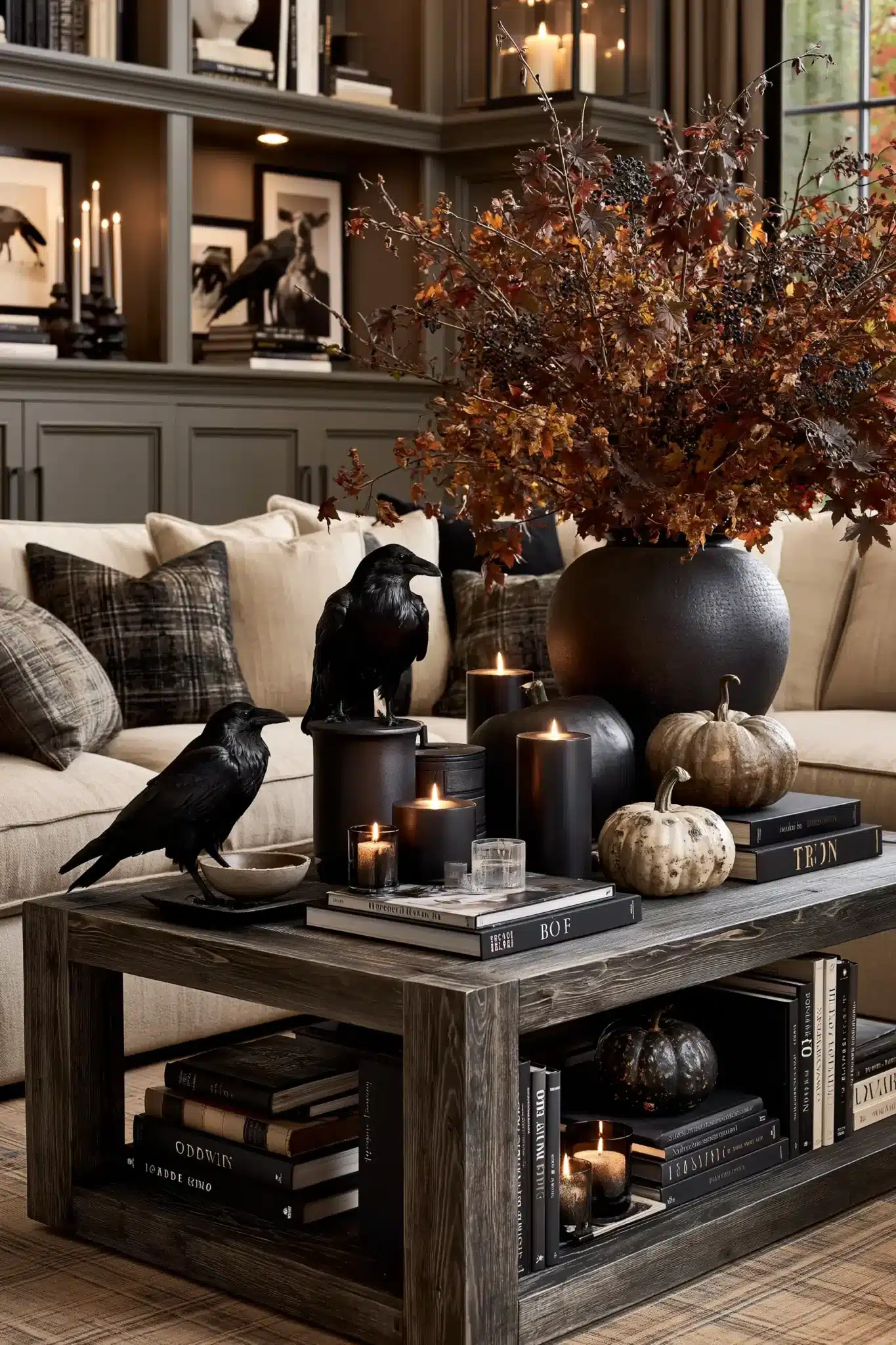 29 Fall Halloween Decor Ideas for a Season That Blends Both Holidays fall halloween decor