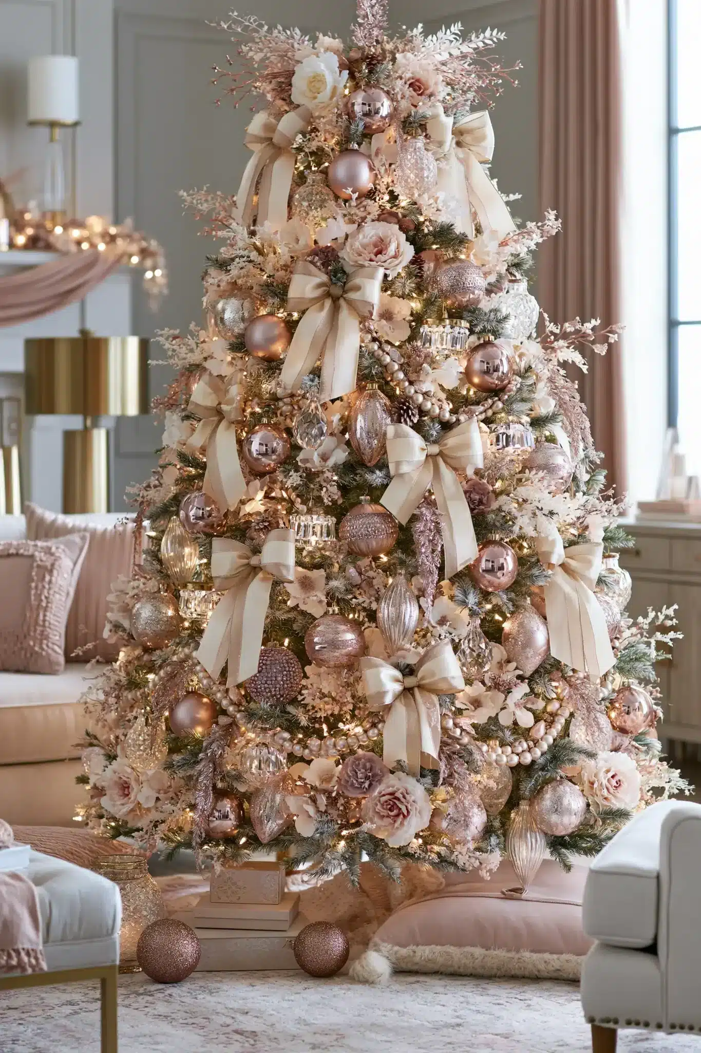 29 Christmas Tree Decor Ideas That Keep the Tree From Looking Busy christmas tree decor ideas