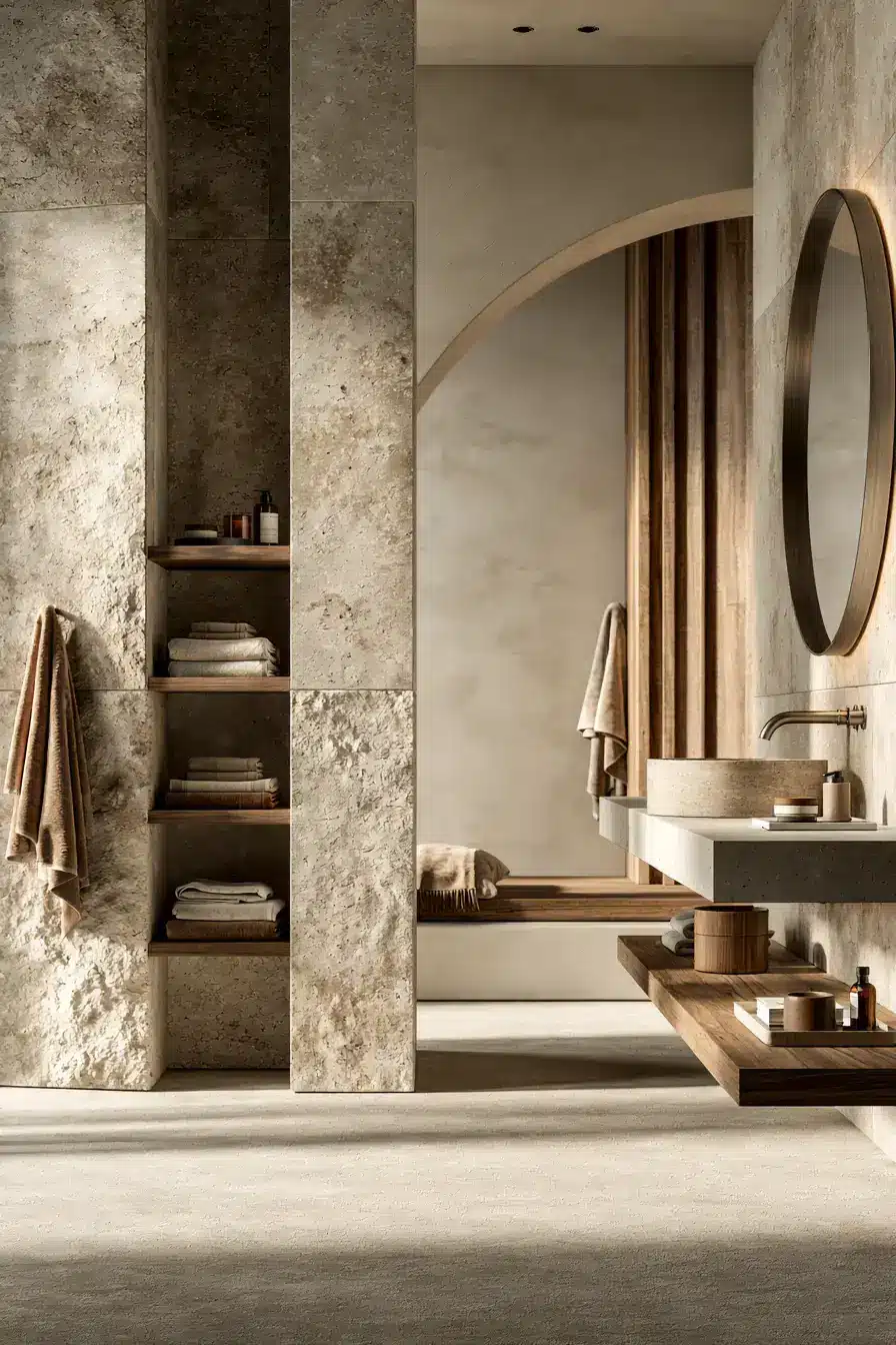 29 Stone Bathroom Ideas for a Calm, Spa-Like Room stone bathroom