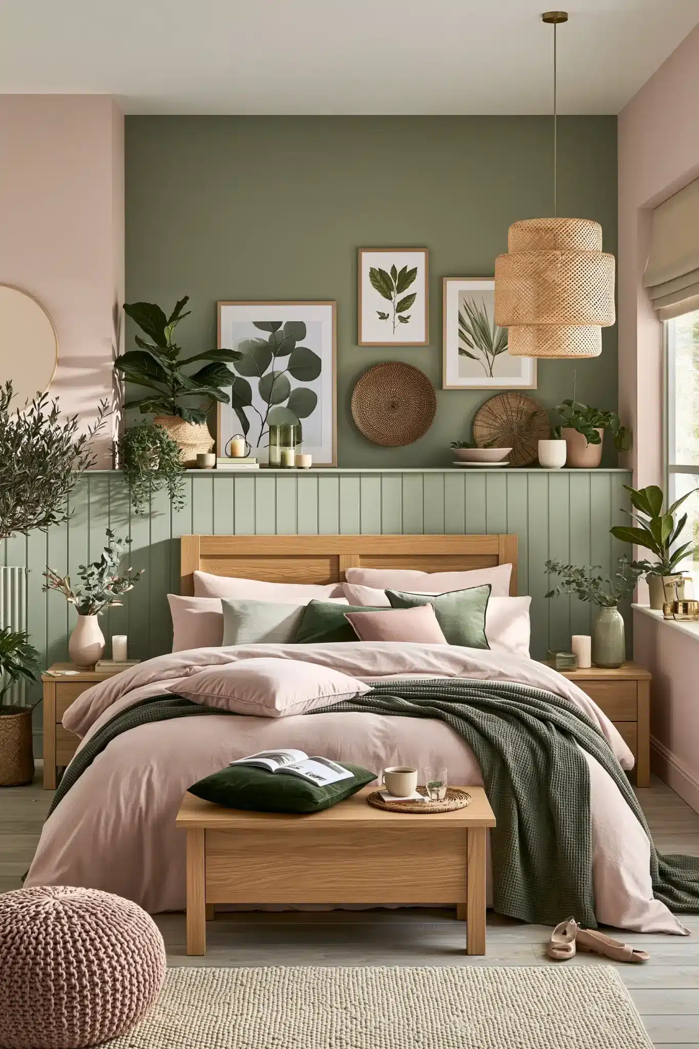 29 Sage Green and Blush Bedroom Ideas for a Room That Feels Gentle sage green and blush bedroom