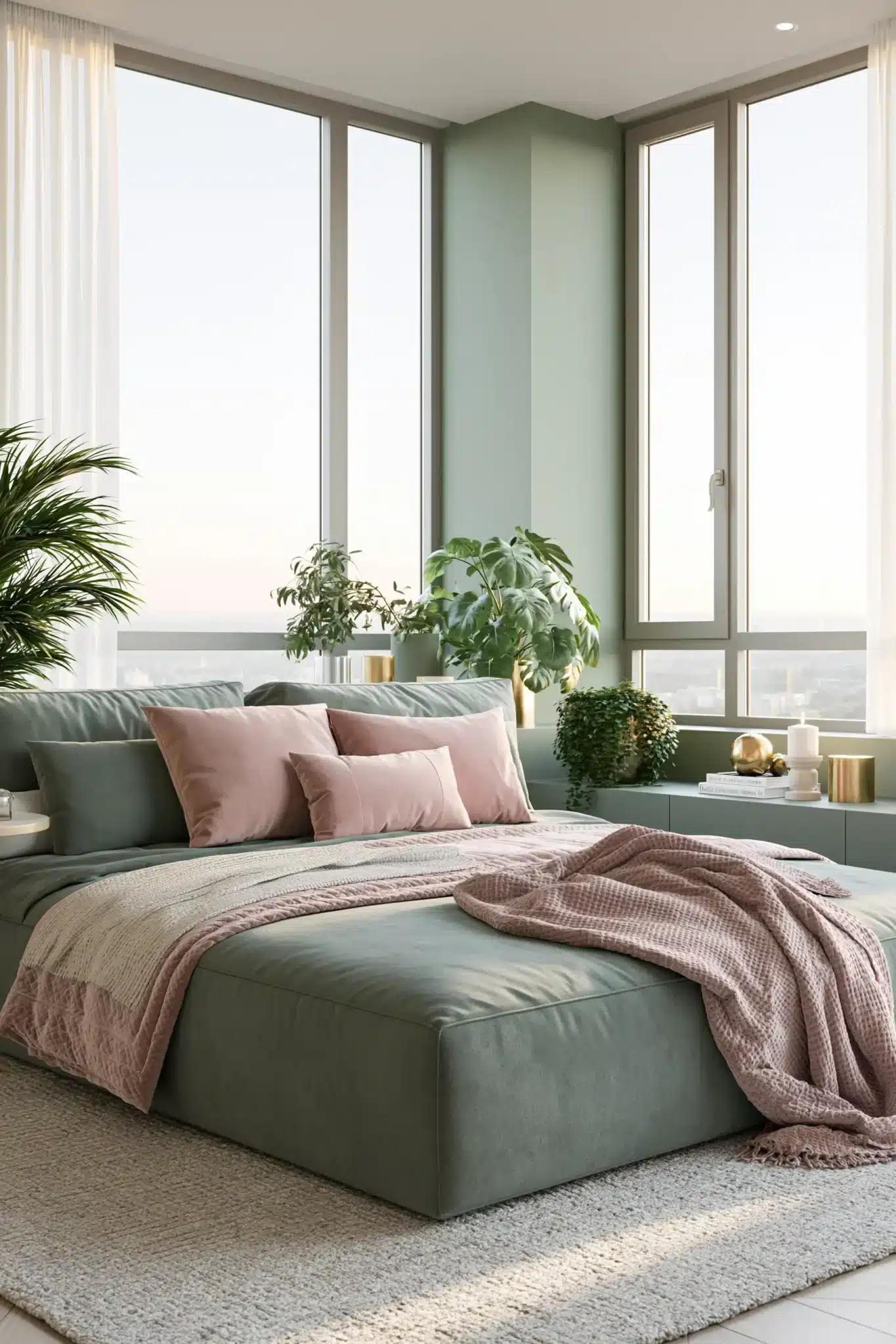 29 Sage Green and Blush Bedroom Ideas for a Room That Feels Gentle sage green and blush bedroom