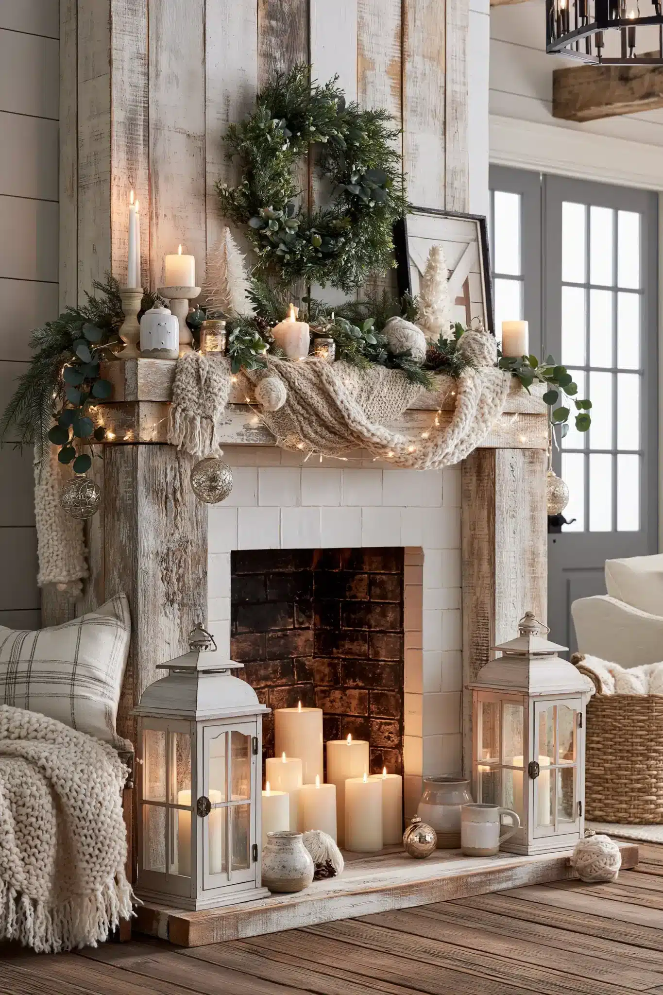 29 Christmas Mantle Decor Ideas for a Hearth That Does Not Compete With the Tree christmas mantle decor