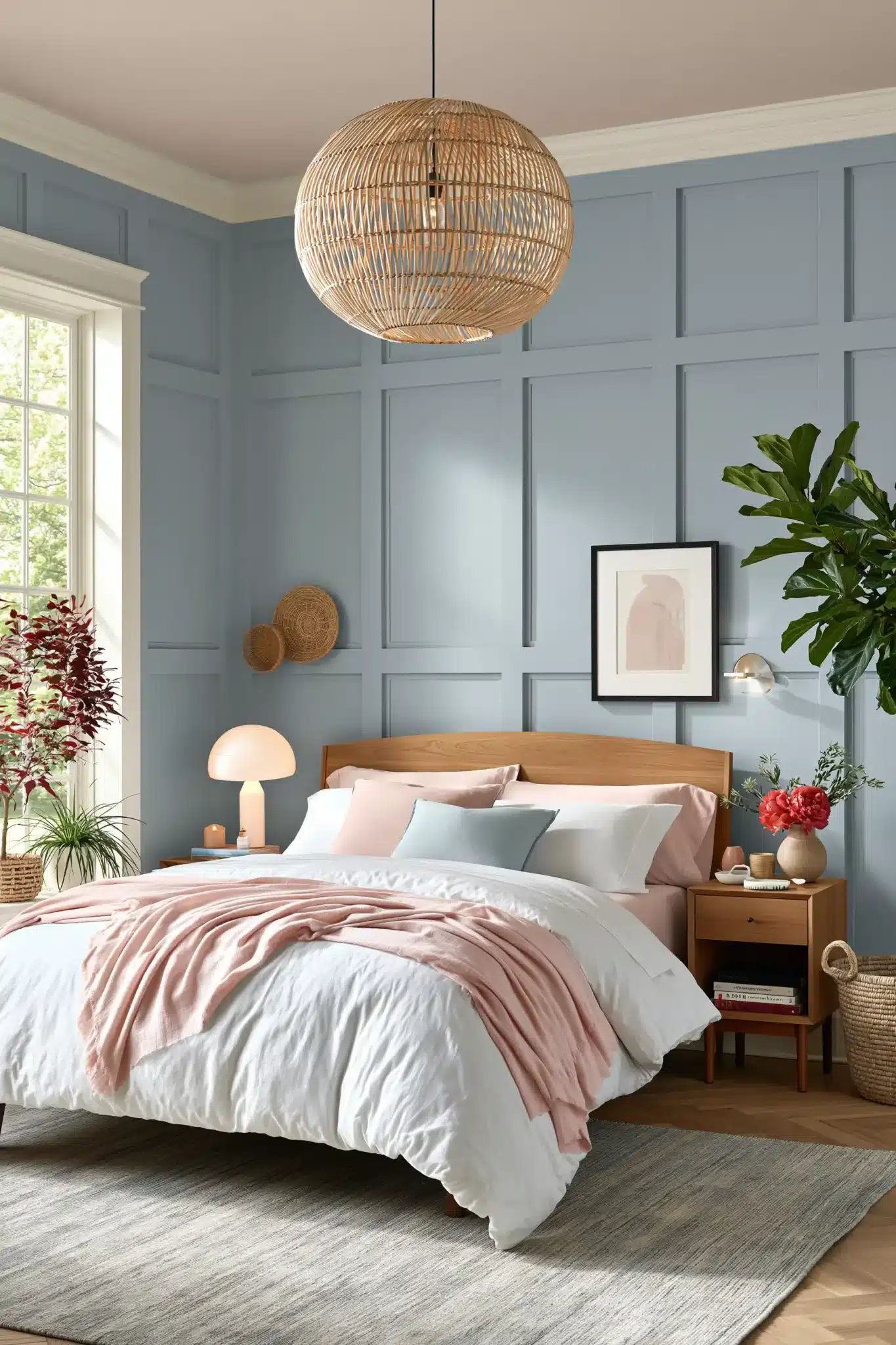 29 Light Blue and Pink Bedroom Ideas for a Space That Stays Airy light blue and pink bedroom
