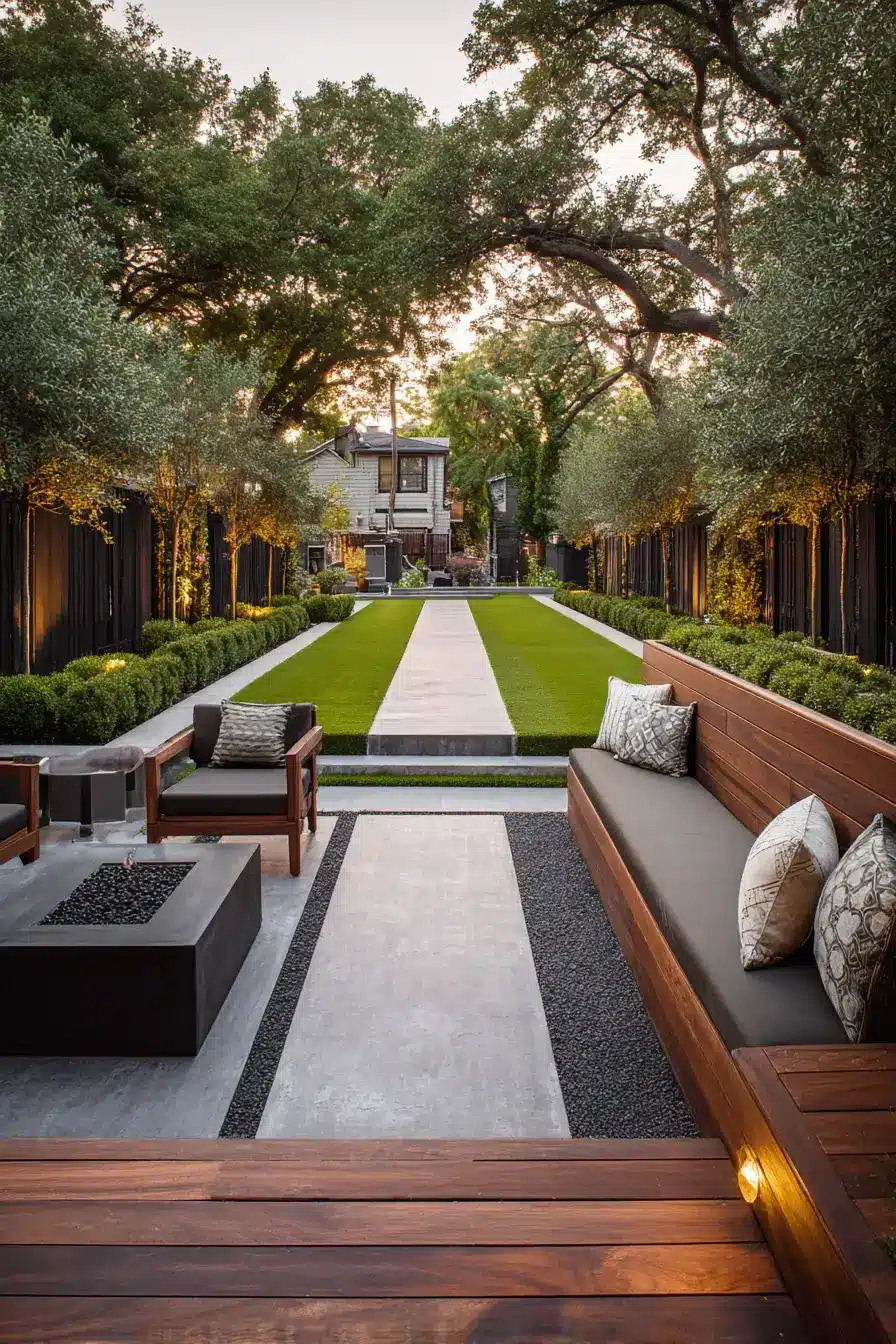 29 Yard Fence Decor Ideas with a Hanging Planter Row
