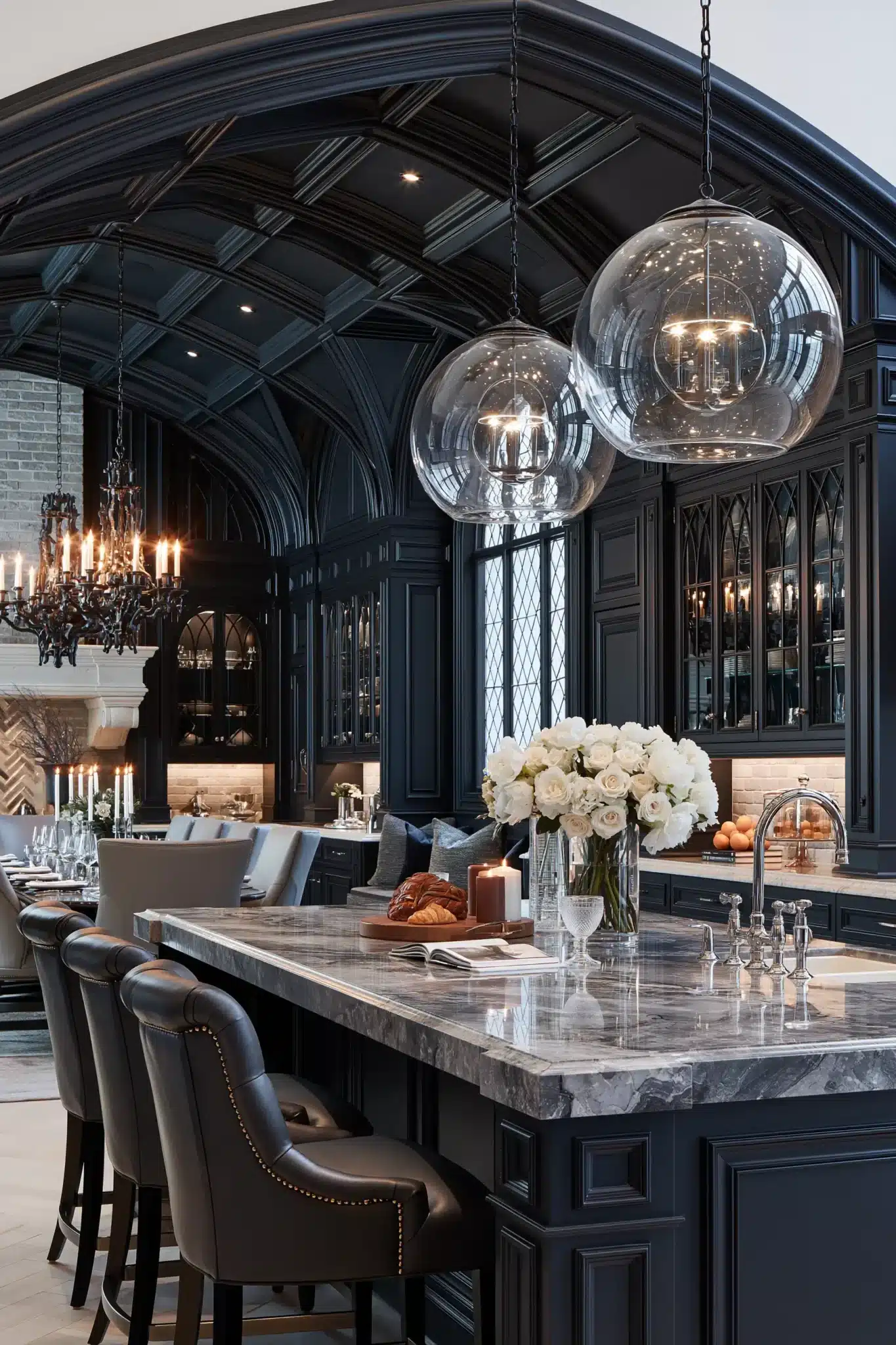 29 Gothic Kitchen Ideas for a Cook Space With a Moody Edge gothic kitchen