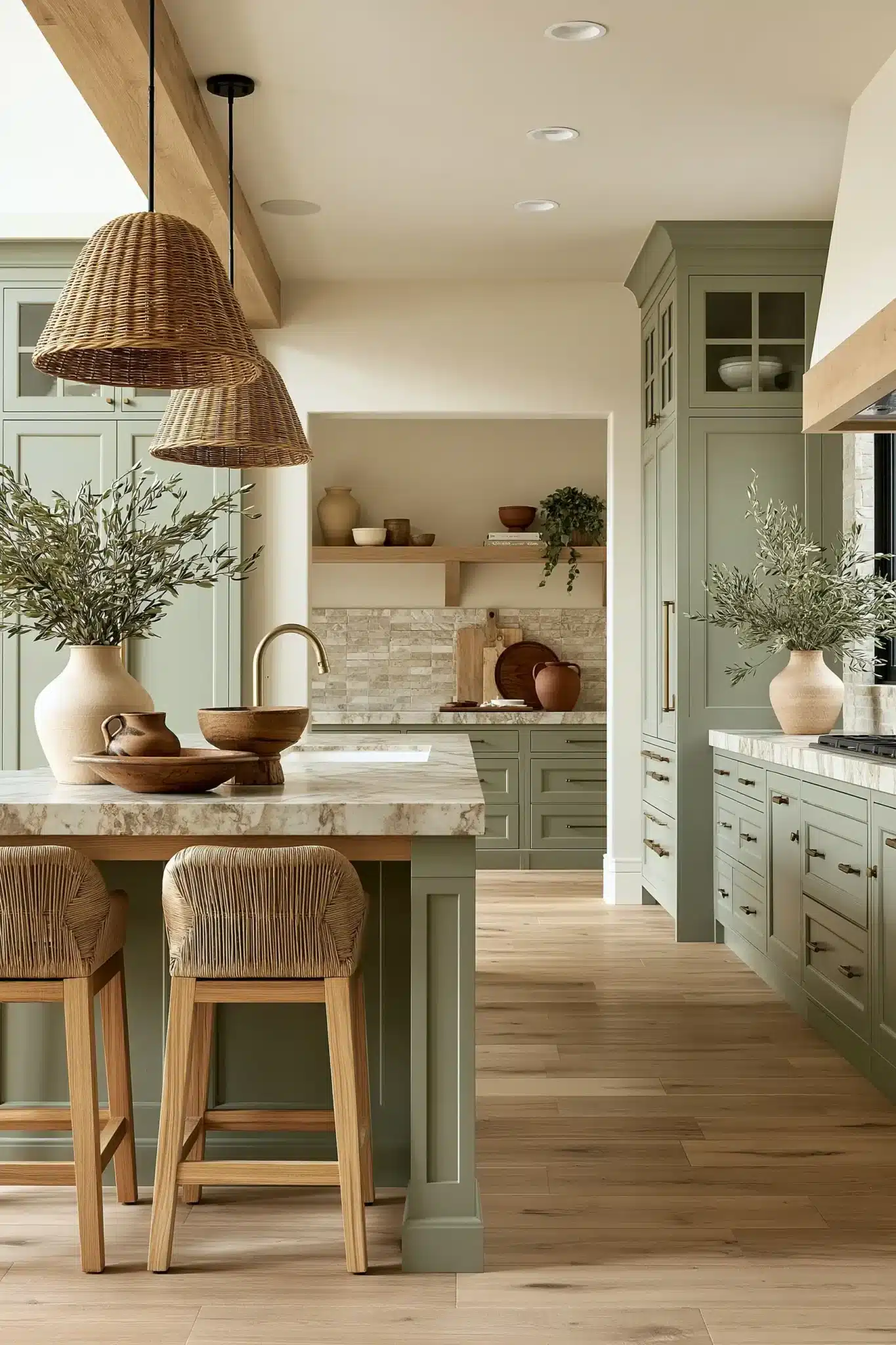 29 Sage Green and Cream Kitchen Ideas for a Room That Feels Like Home sage green and cream kitchen