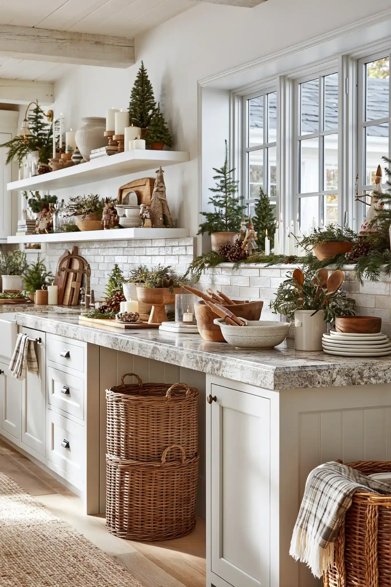 29 Christmas Kitchen Decor Ideas That Make the Heart of the Home Feel Like the Holidays christmas kitchen decor
