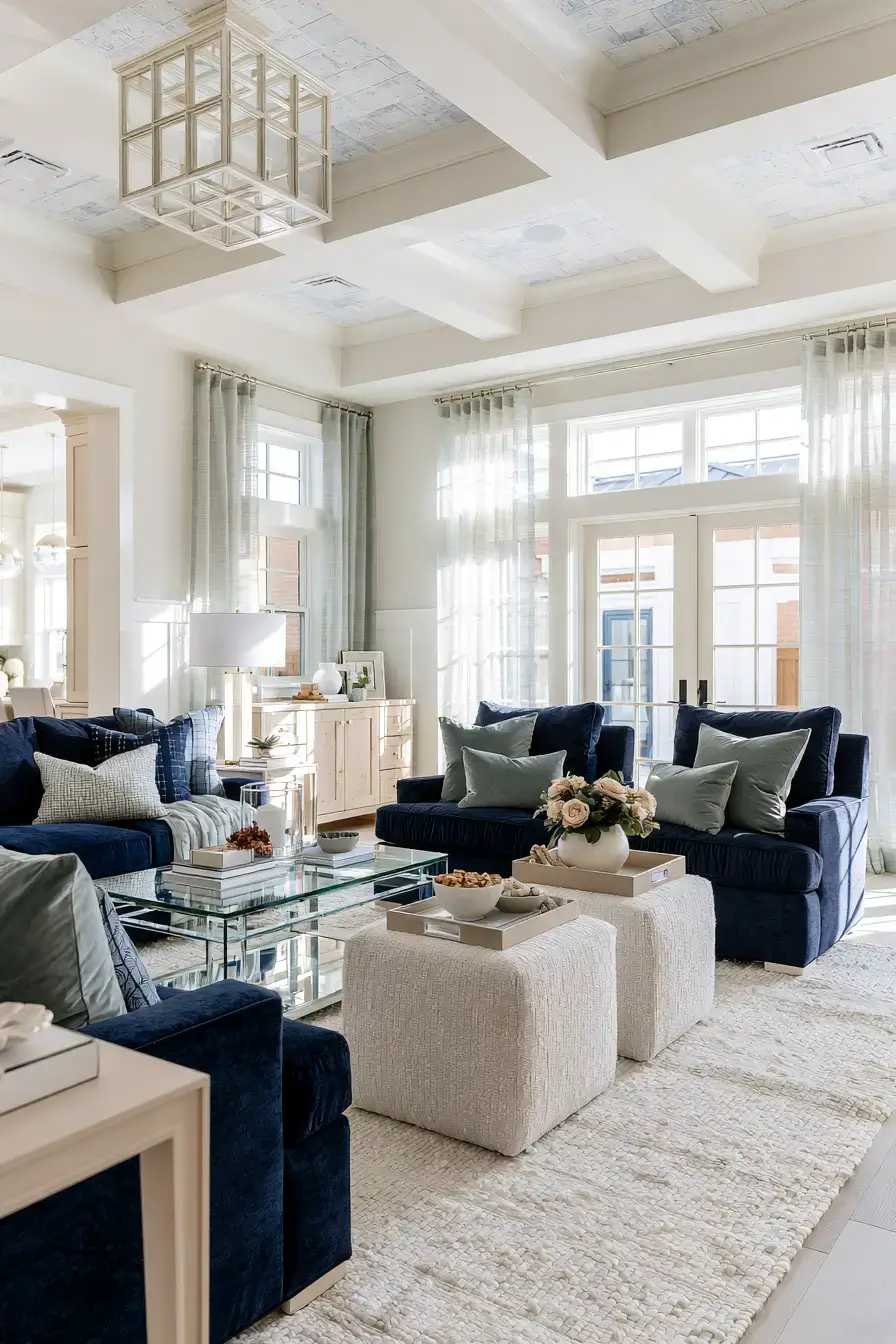 29 Navy and Sage Living Room Ideas with a Sage Sofa 29 Navy and Sage Living Room Ideas with a Sage Sofa