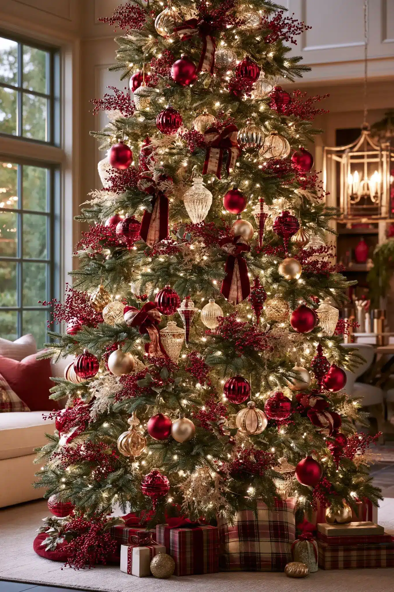 29 Christmas Tree Decor Ideas That Keep the Tree From Looking Busy christmas tree decor ideas