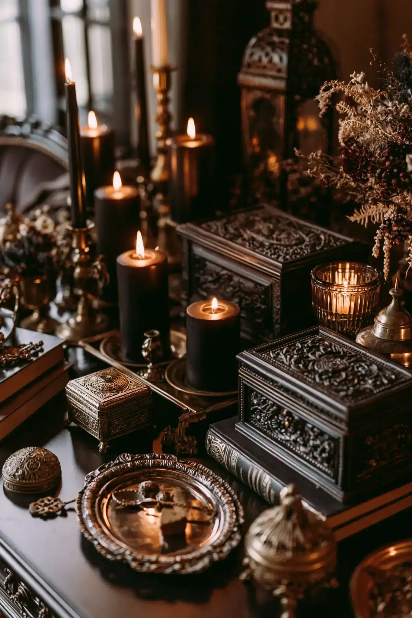 29 Victorian Gothic Decor Ideas for a Study With Pattern and Depth victorian gothic decor