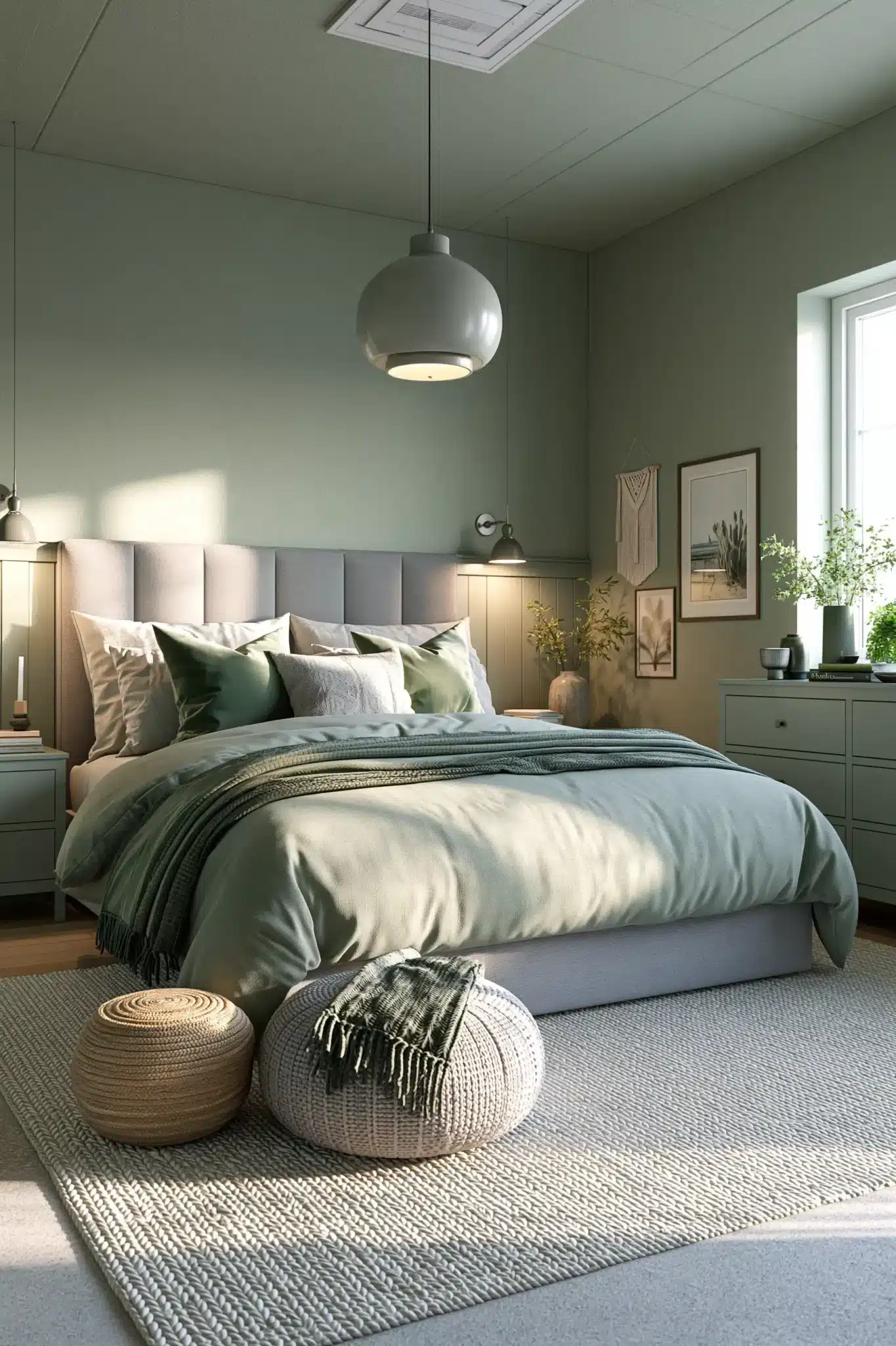 29 Sage Green and Grey Bedroom Ideas for a Space That Stays Soft sage green and grey bedroom