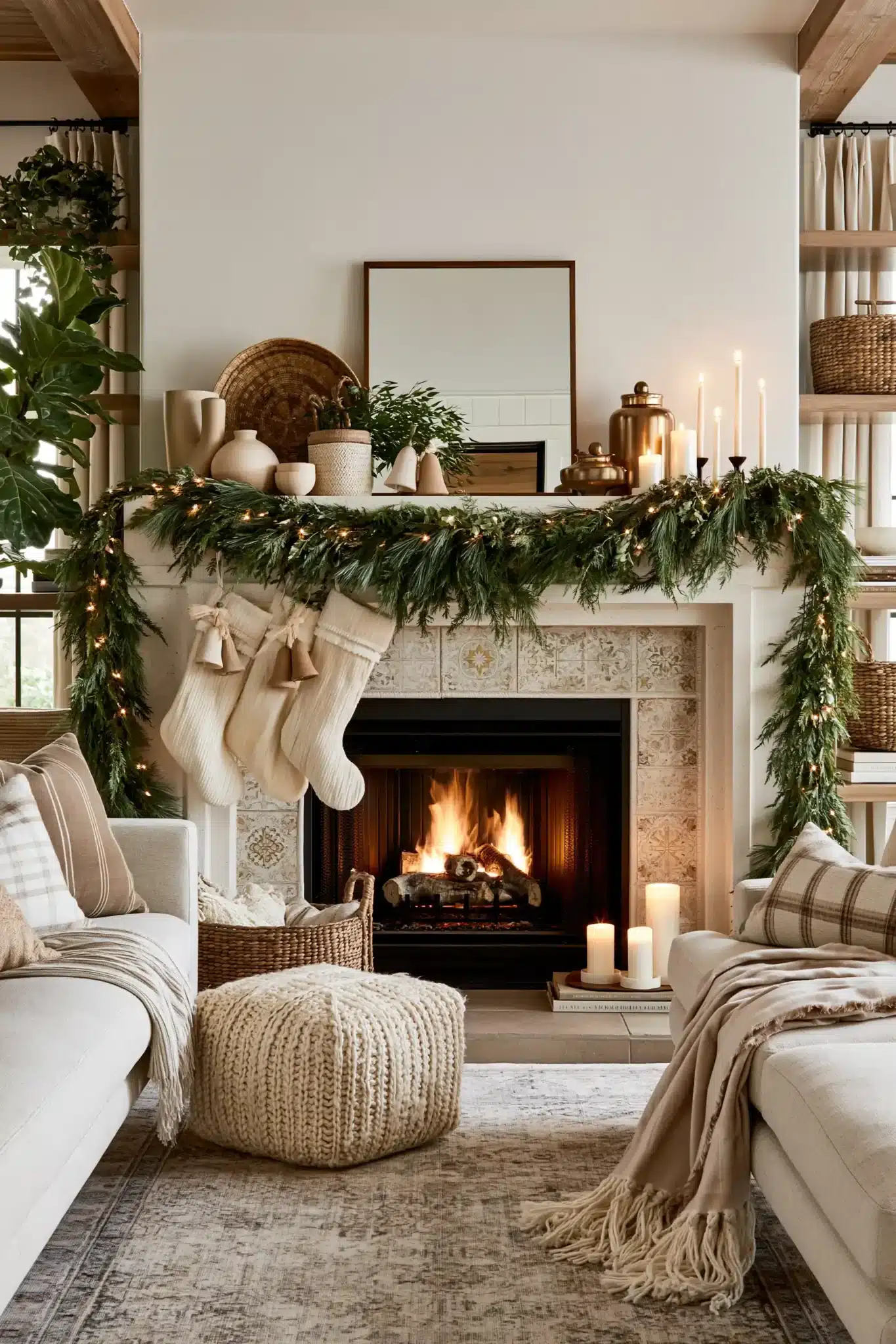 29 Neutral Christmas Decor Ideas That Age Better Than Bright Trends neutral christmas decor