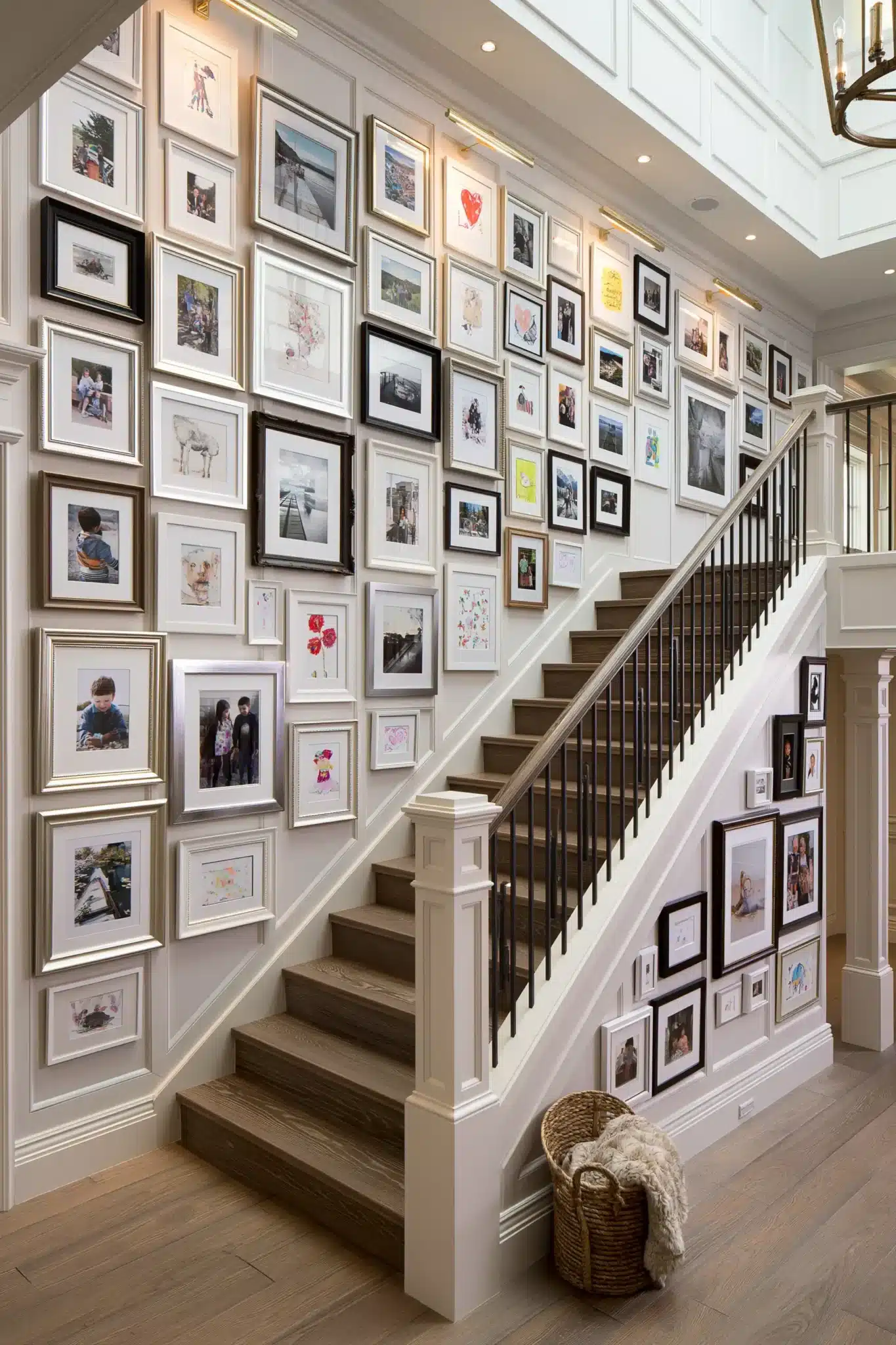 29 Staircase Wall Decor Ideas for a Climb That Feels Curated staircase wall decor