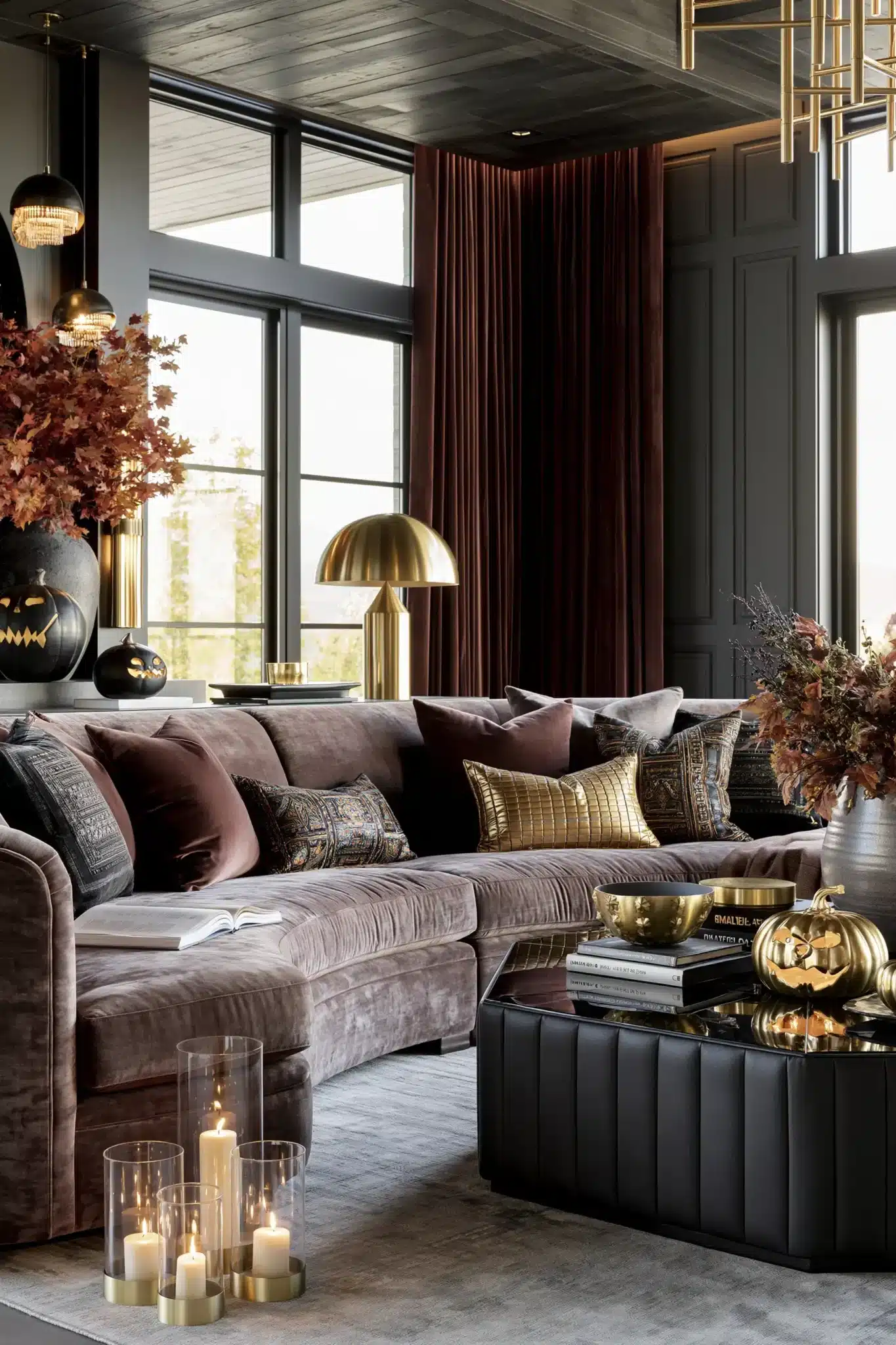 29 Fall Halloween Decor Ideas for a Season That Blends Both Holidays fall halloween decor