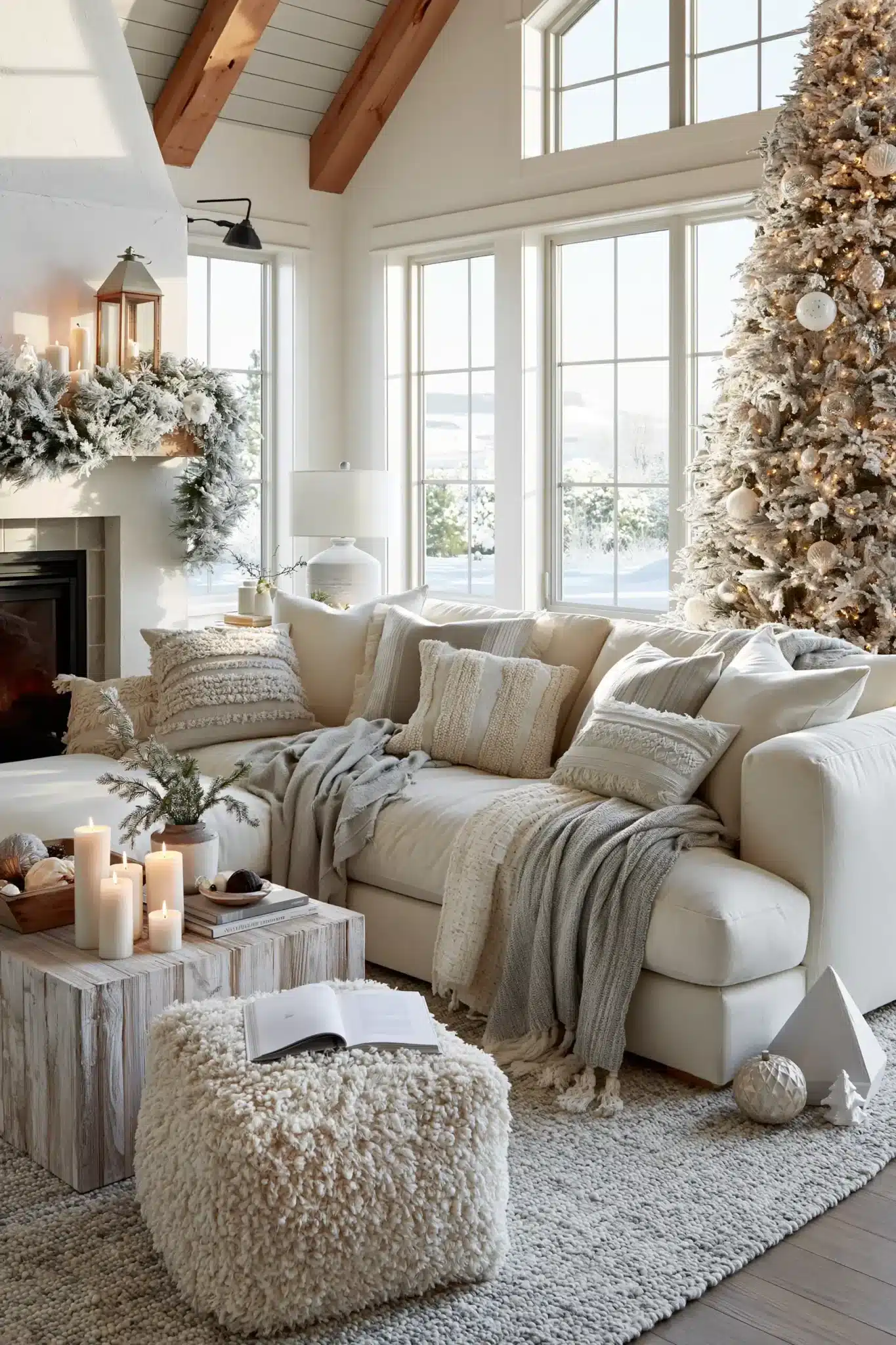 29 White Christmas Decor Ideas That Keep the Season Soft and Quiet white christmas decor