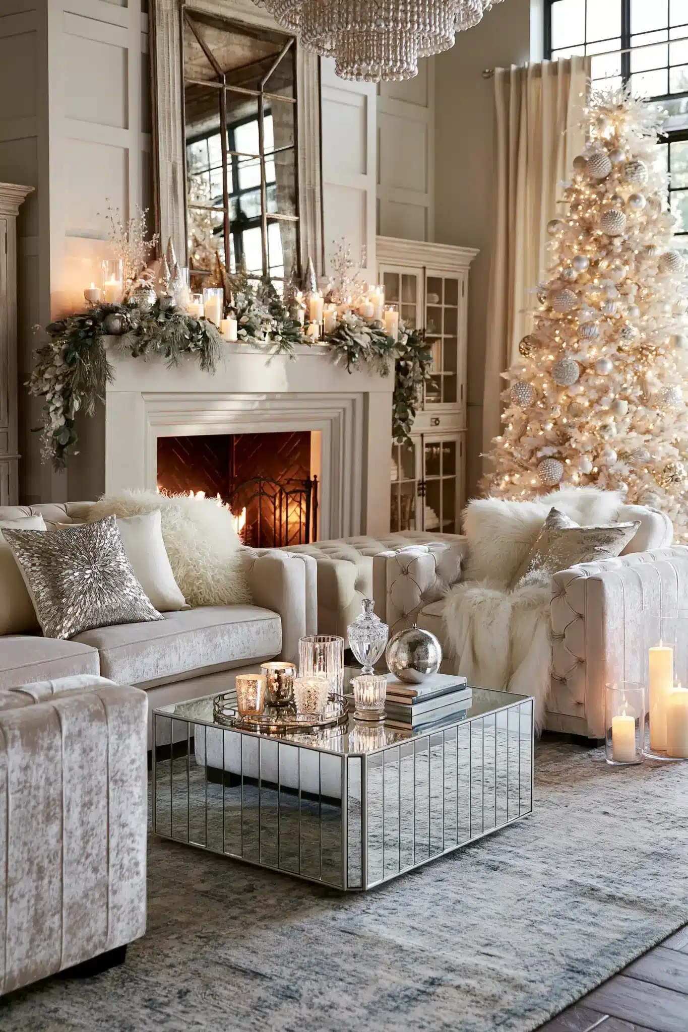 29 White Christmas Decor Ideas That Keep the Season Soft and Quiet white christmas decor