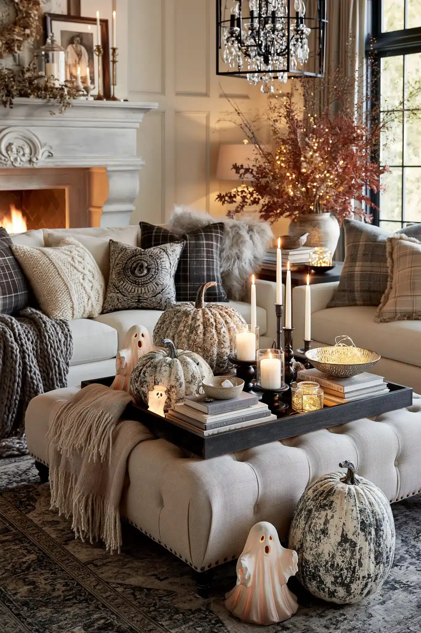 29 Fall Halloween Decor Ideas for a Season That Blends Both Holidays fall halloween decor