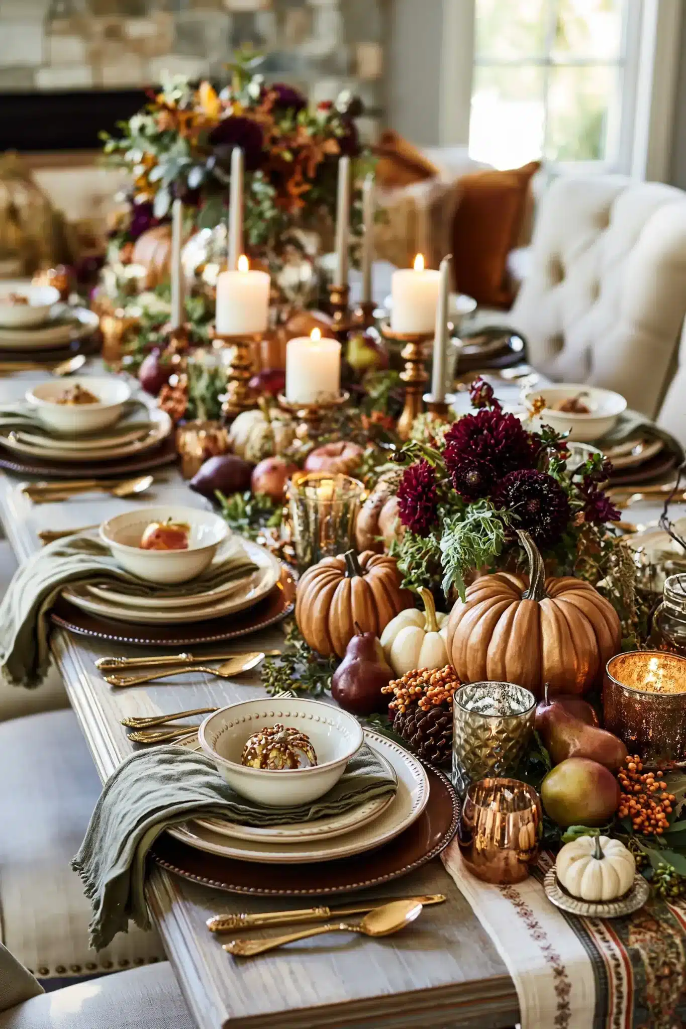 29 Thanksgiving Table Decor Ideas Worth Gathering Around thanksgiving table decor ideas