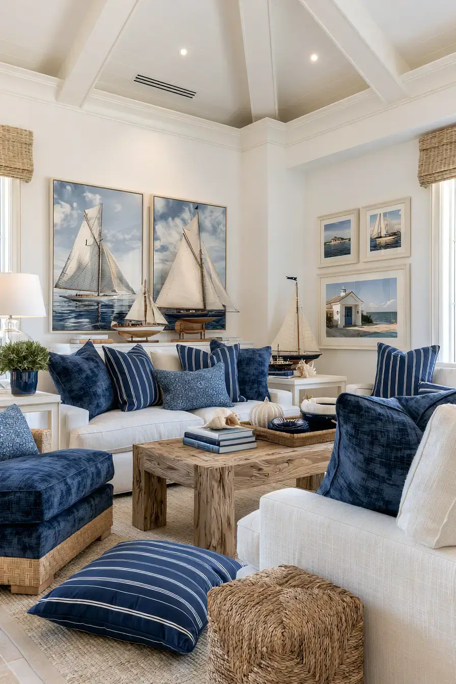 29 Nautical Decor Ideas with a Rope Mirror 29 Nautical Decor Ideas with a Rope Mirror
