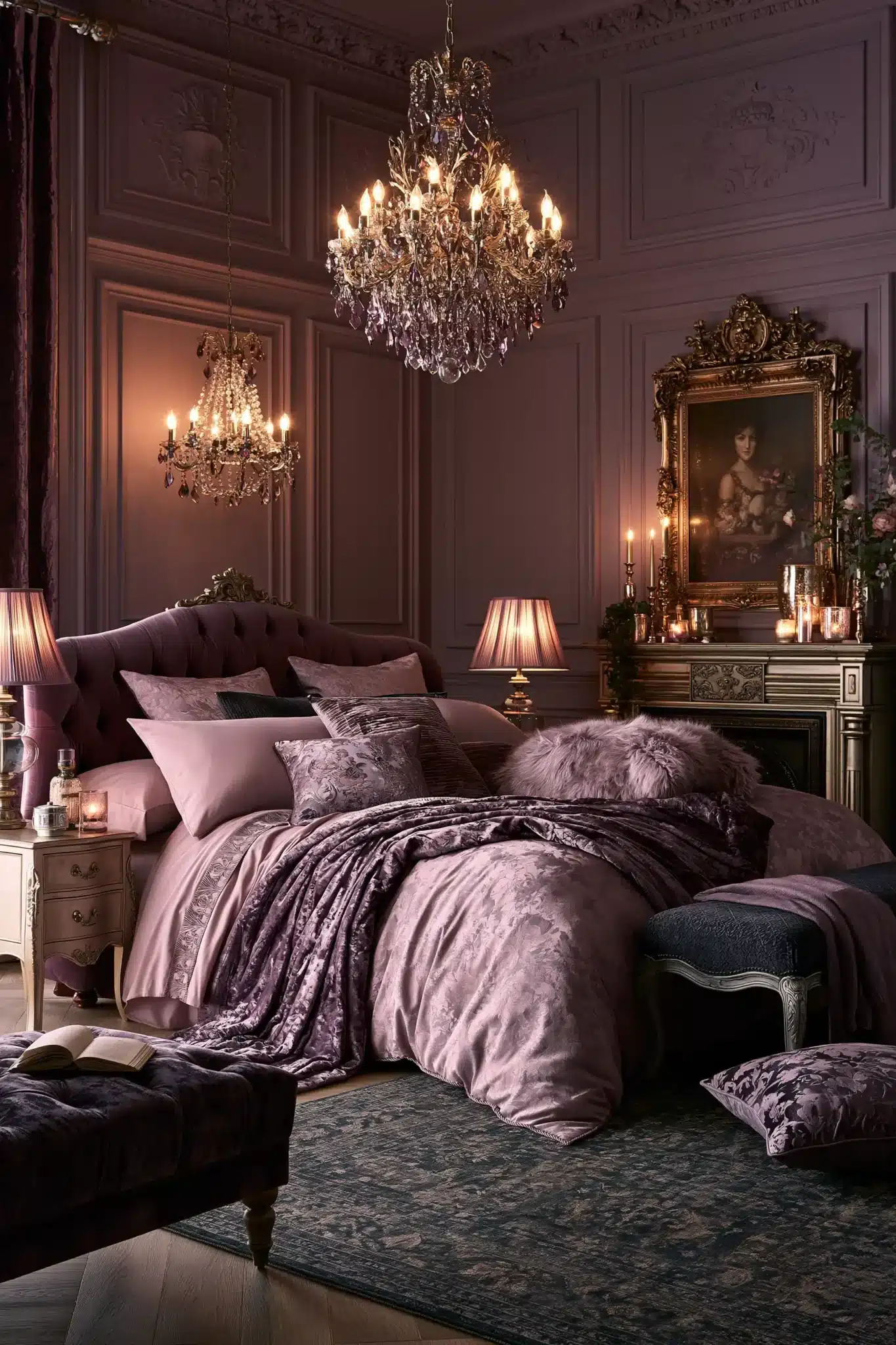 29 Purple Gothic Bedroom Ideas for a Space That Feels Rich, Not Loud purple gothic bedroom